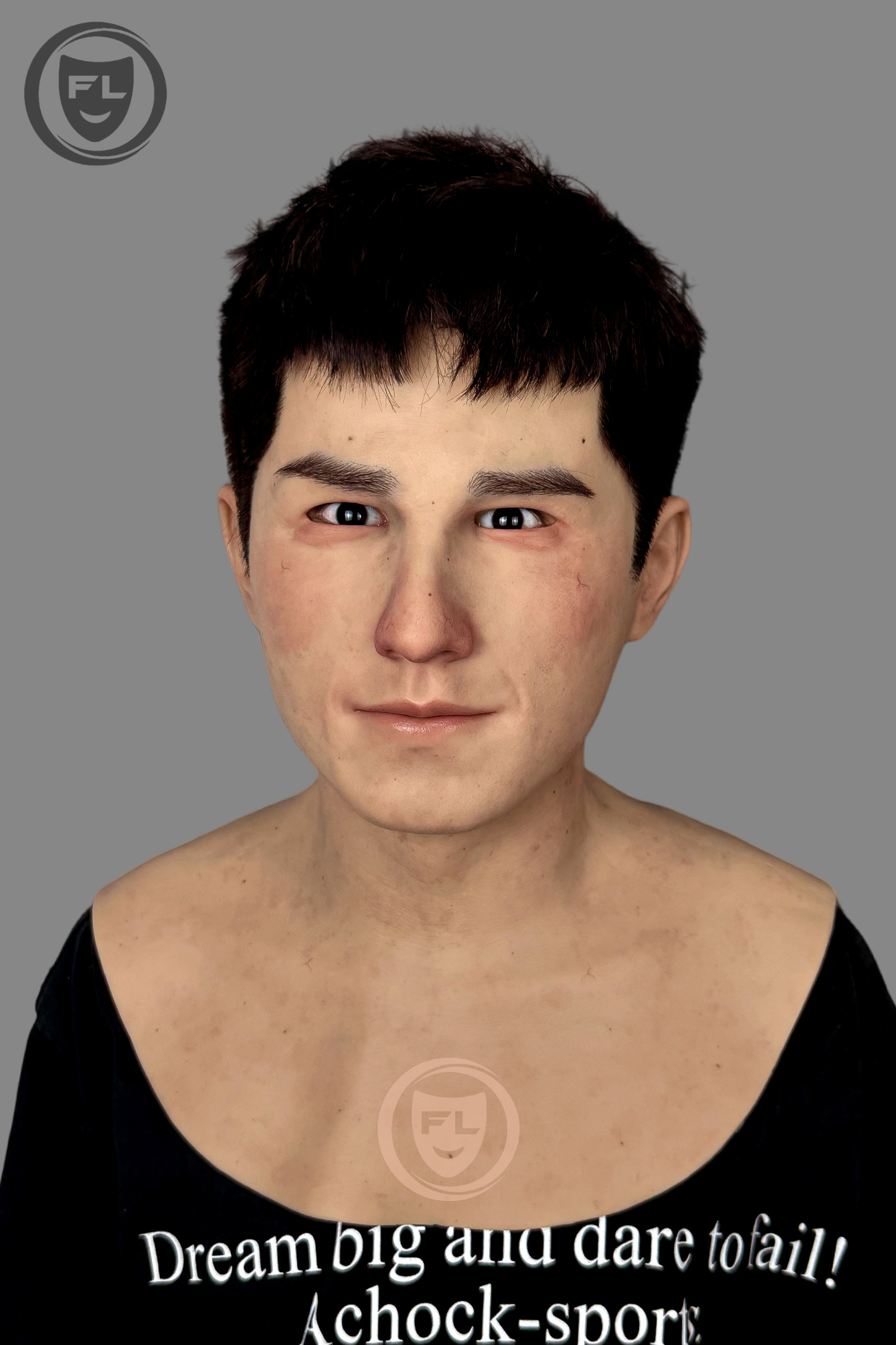 Airhua Ultra Realistic Silicone Mask – Full Head Cosplay, Halloween & Film Prop