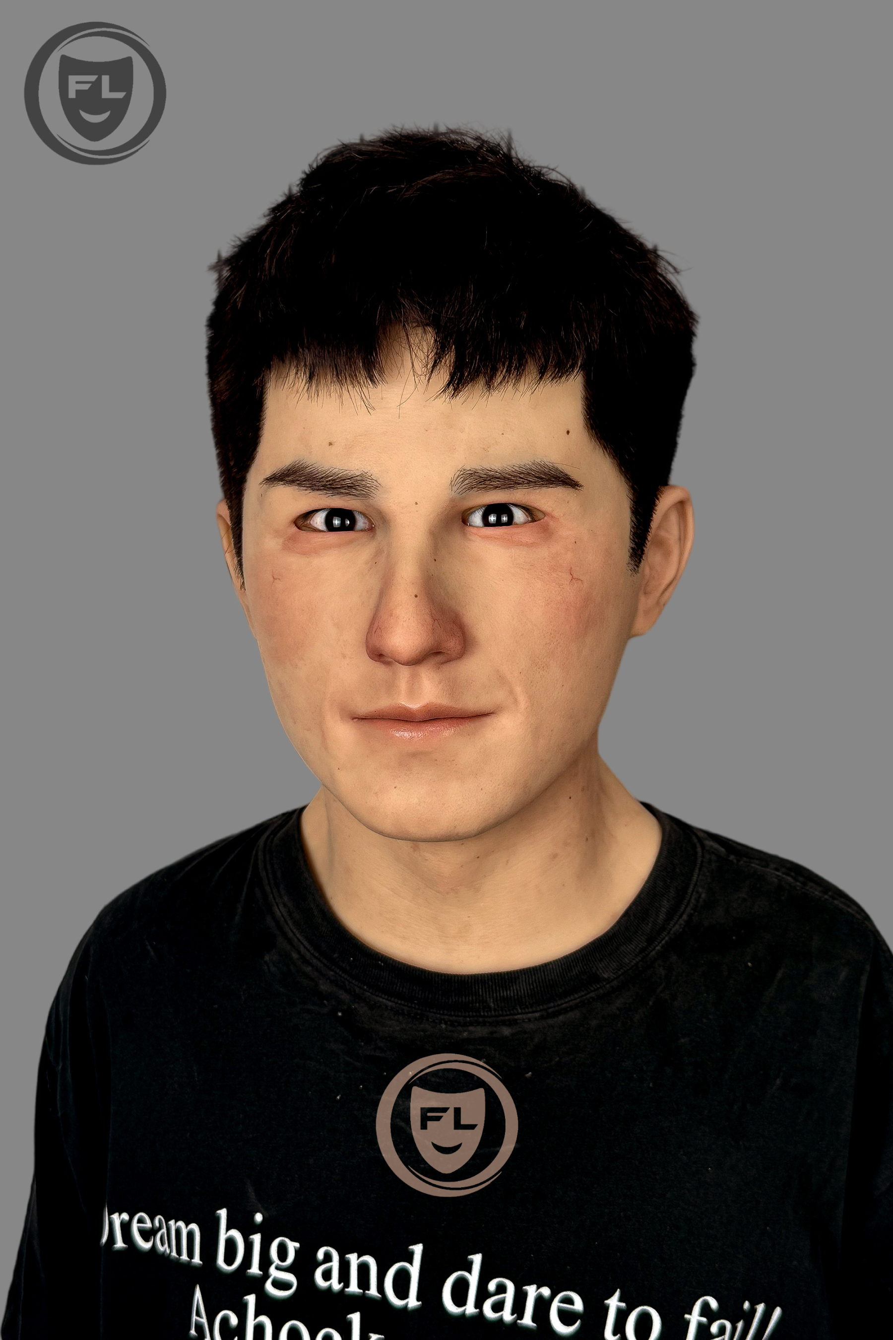 Airhua Ultra Realistic Silicone Mask – Full Head Cosplay, Halloween & Film Prop