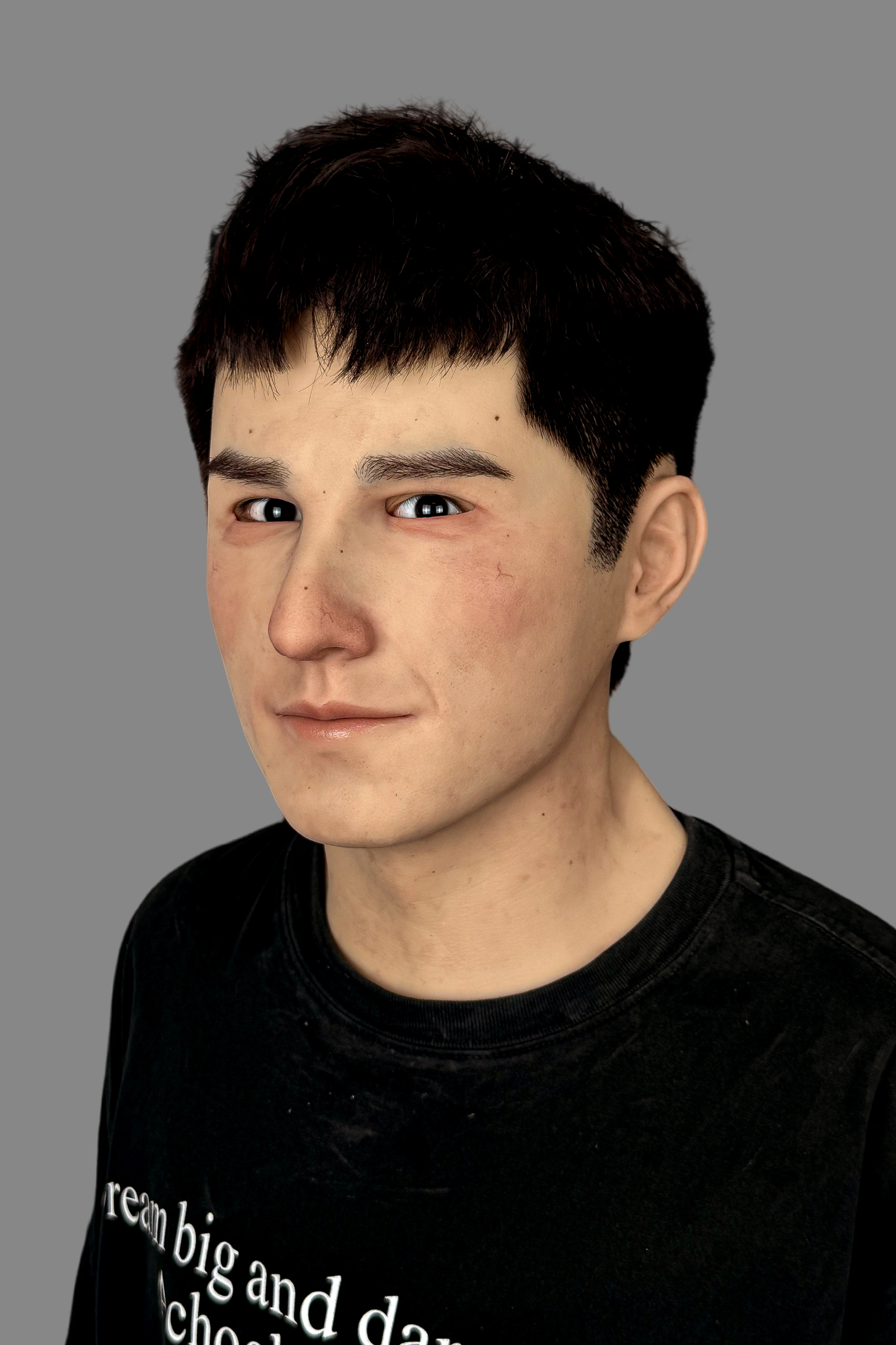 Airhua Realistic Silicone Mask – Full Head Male Mask for Cosplay & Halloween