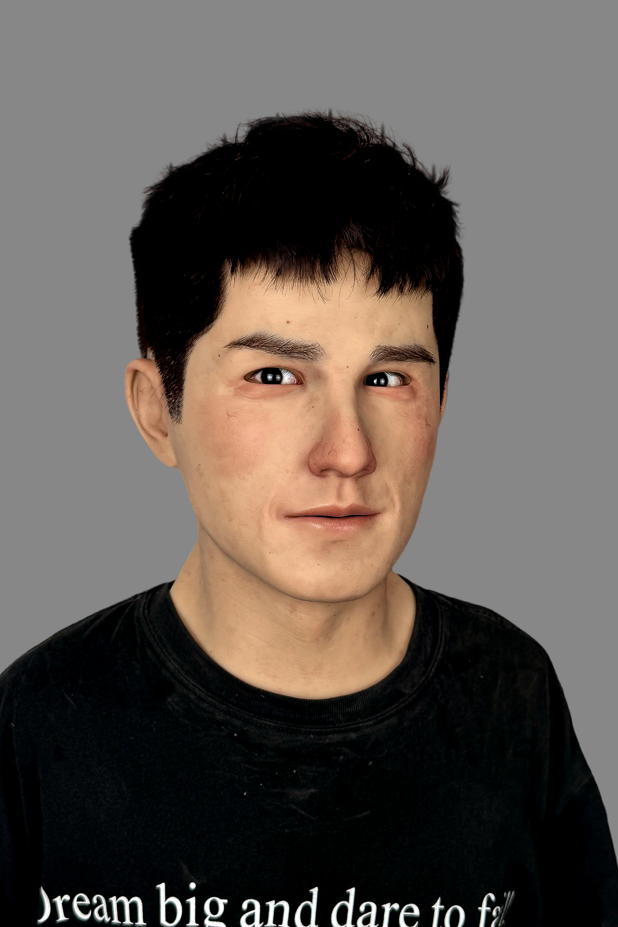 Airhua Realistic Silicone Mask – Full Head Male Mask for Cosplay & Halloween