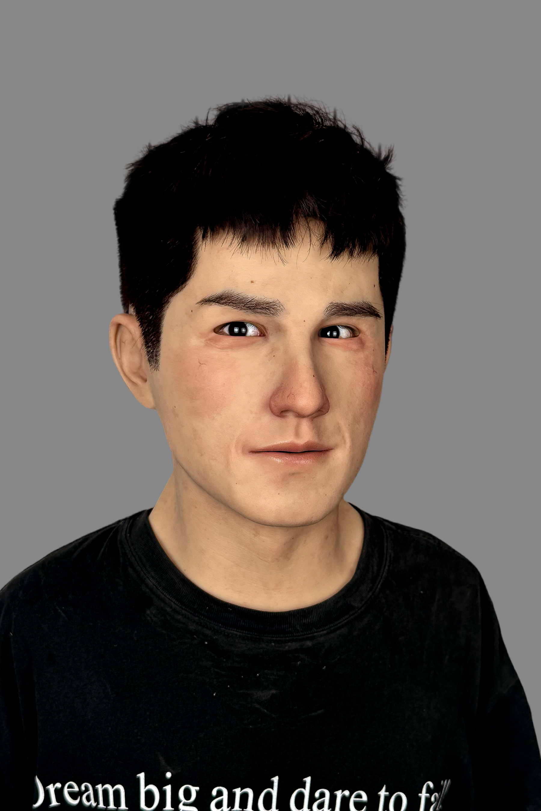 Airhua Realistic Silicone Mask – Full Head Male Mask for Cosplay & Halloween