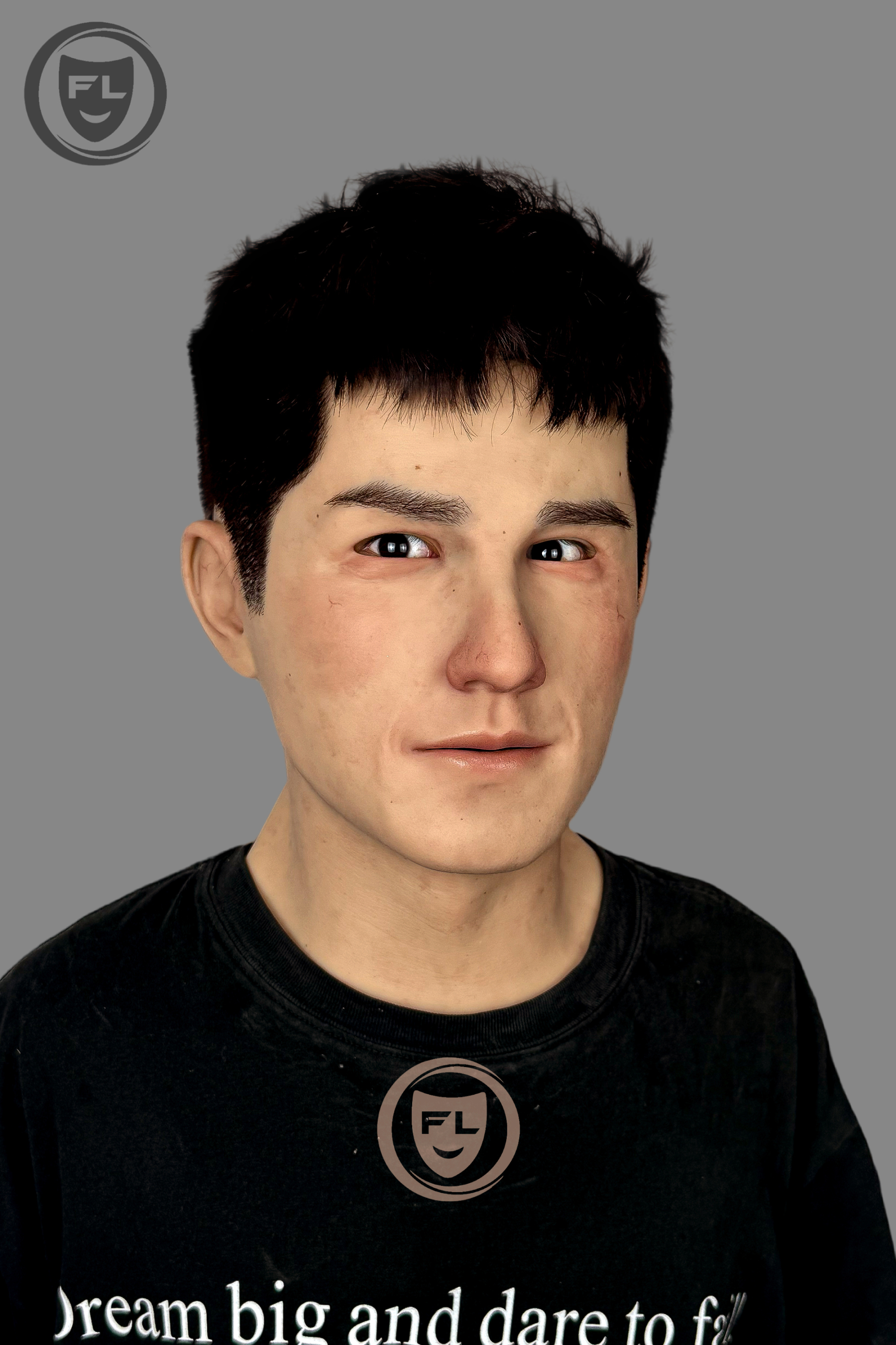 Airhua Ultra Realistic Silicone Mask – Full Head Cosplay, Halloween & Film Prop