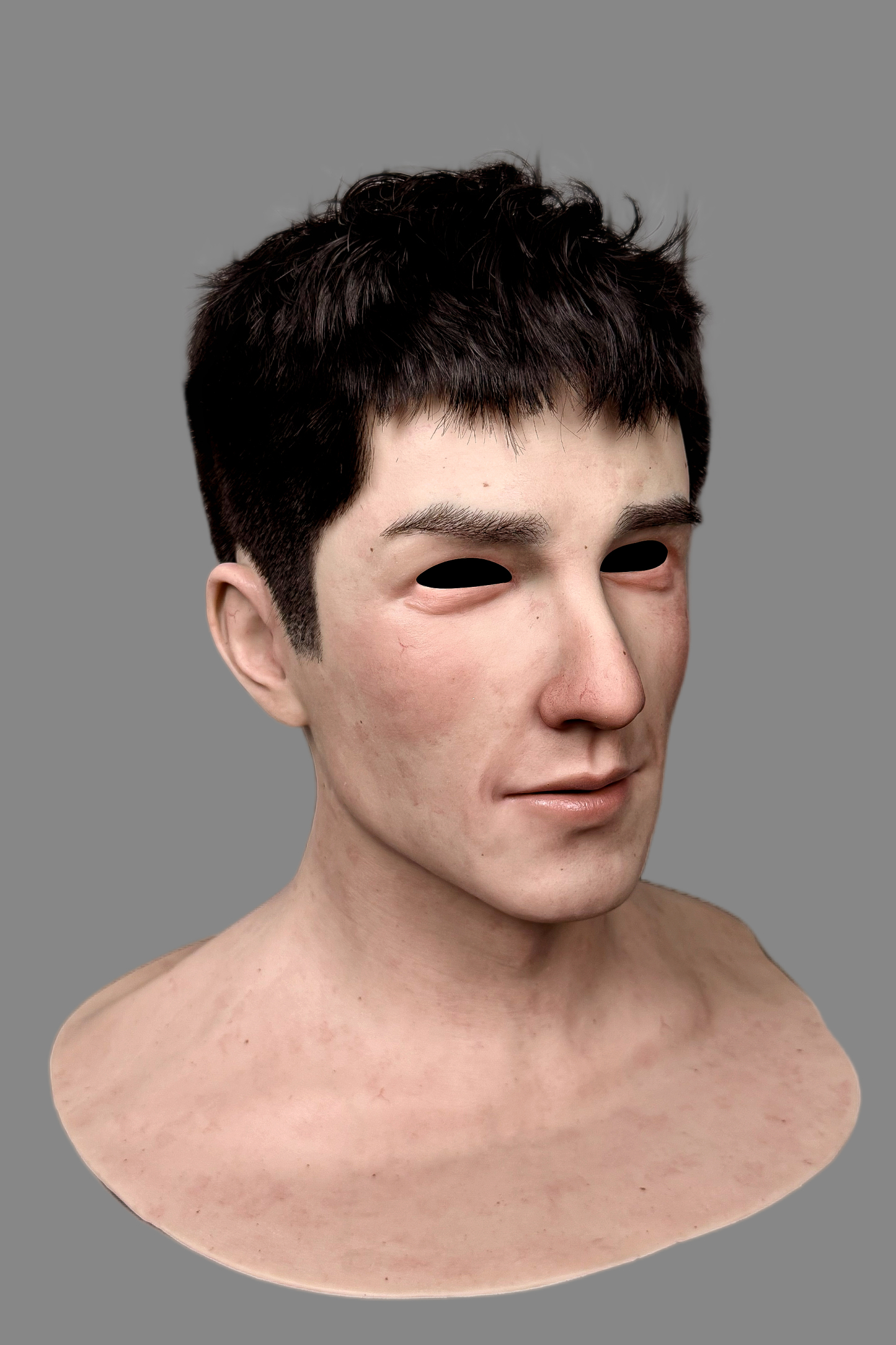 Airhua Realistic Silicone Mask – Full Head Male Mask for Cosplay & Halloween