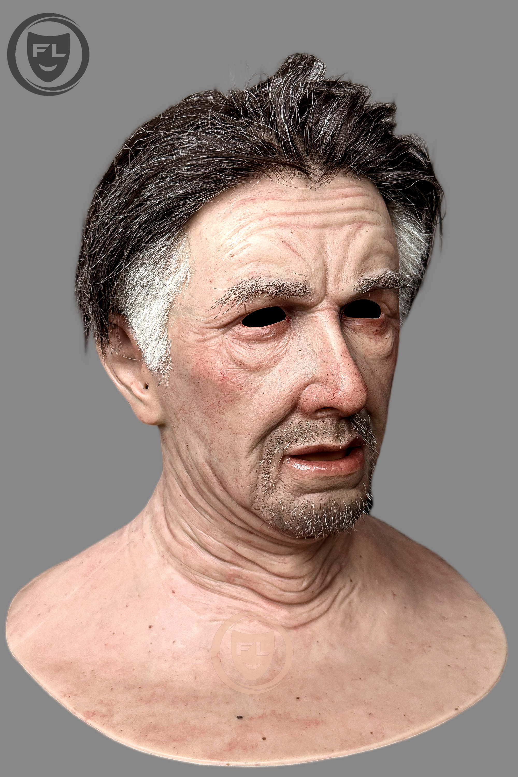 Aibit Ultra Realistic Silicone Mask – Full Head Cosplay, Halloween & Film Prop