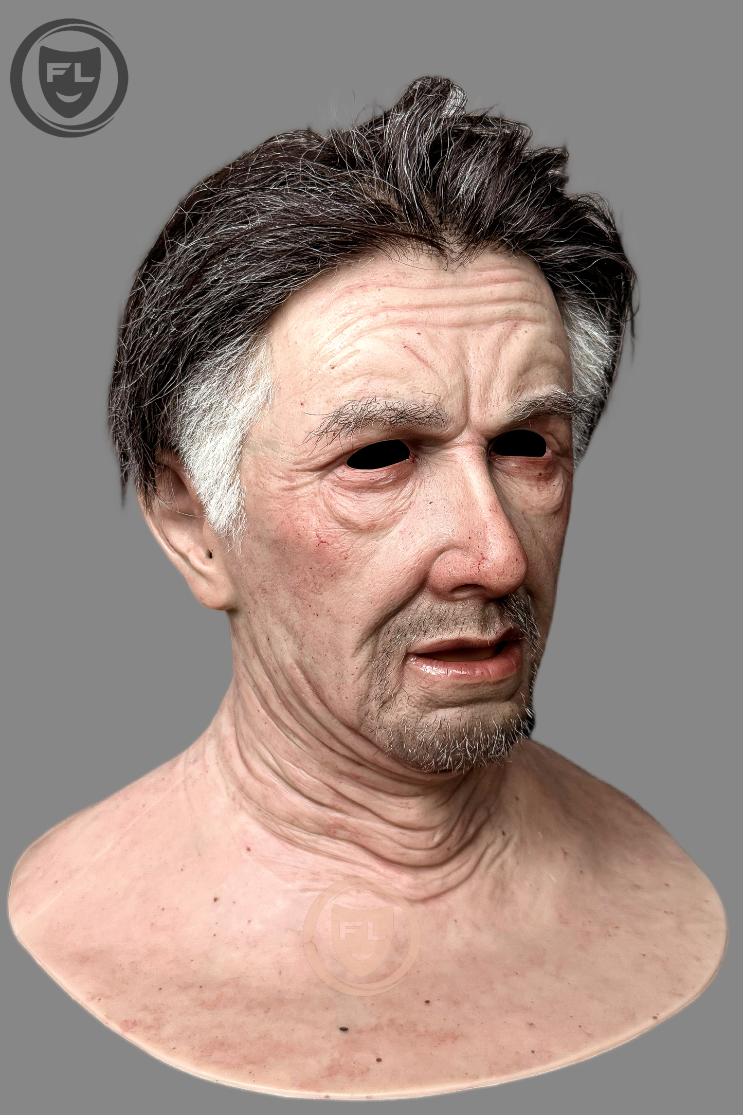 Aibit Ultra Realistic Silicone Mask – Full Head Cosplay, Halloween & Film Prop