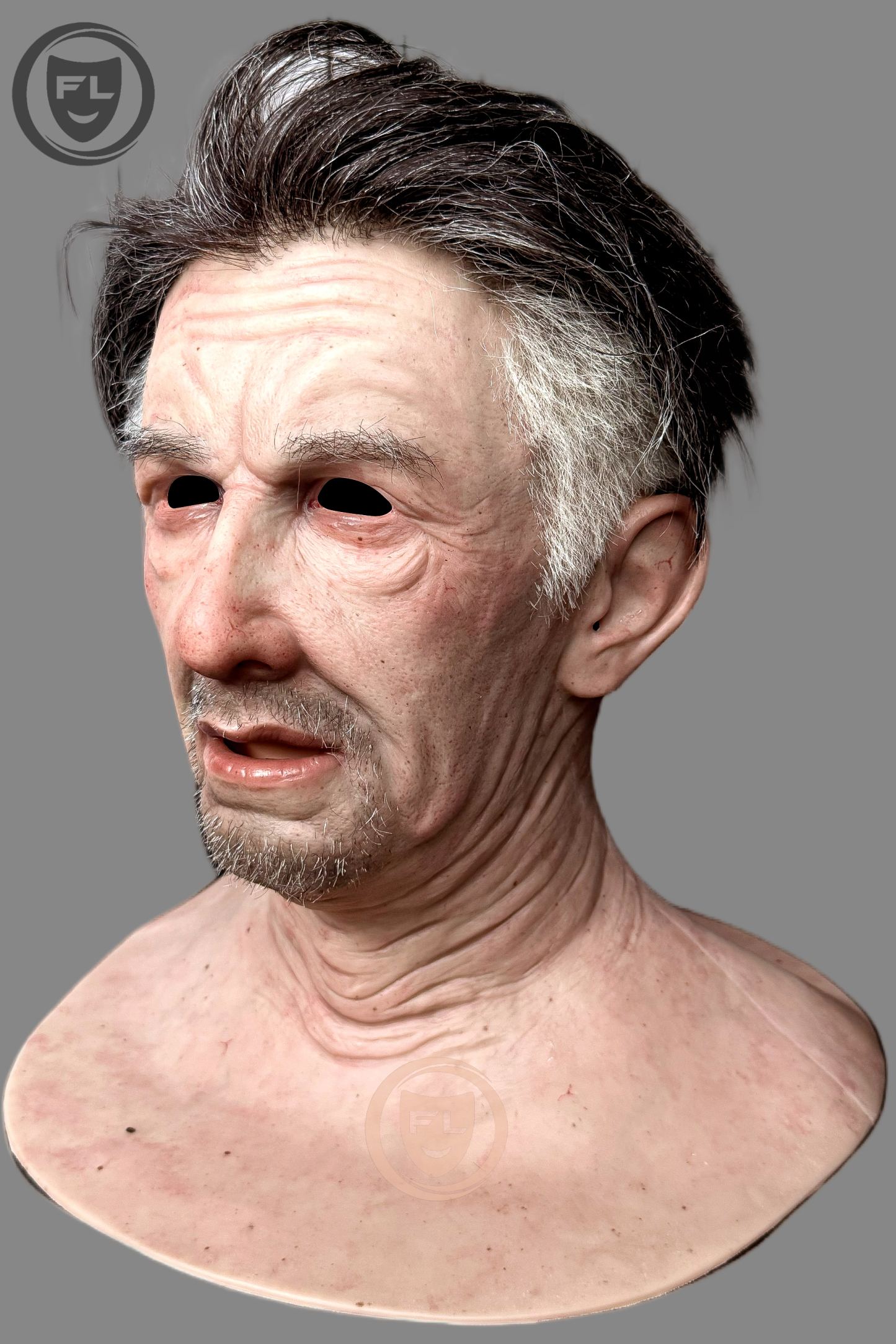 Aibit Ultra Realistic Silicone Mask – Full Head Cosplay, Halloween & Film Prop