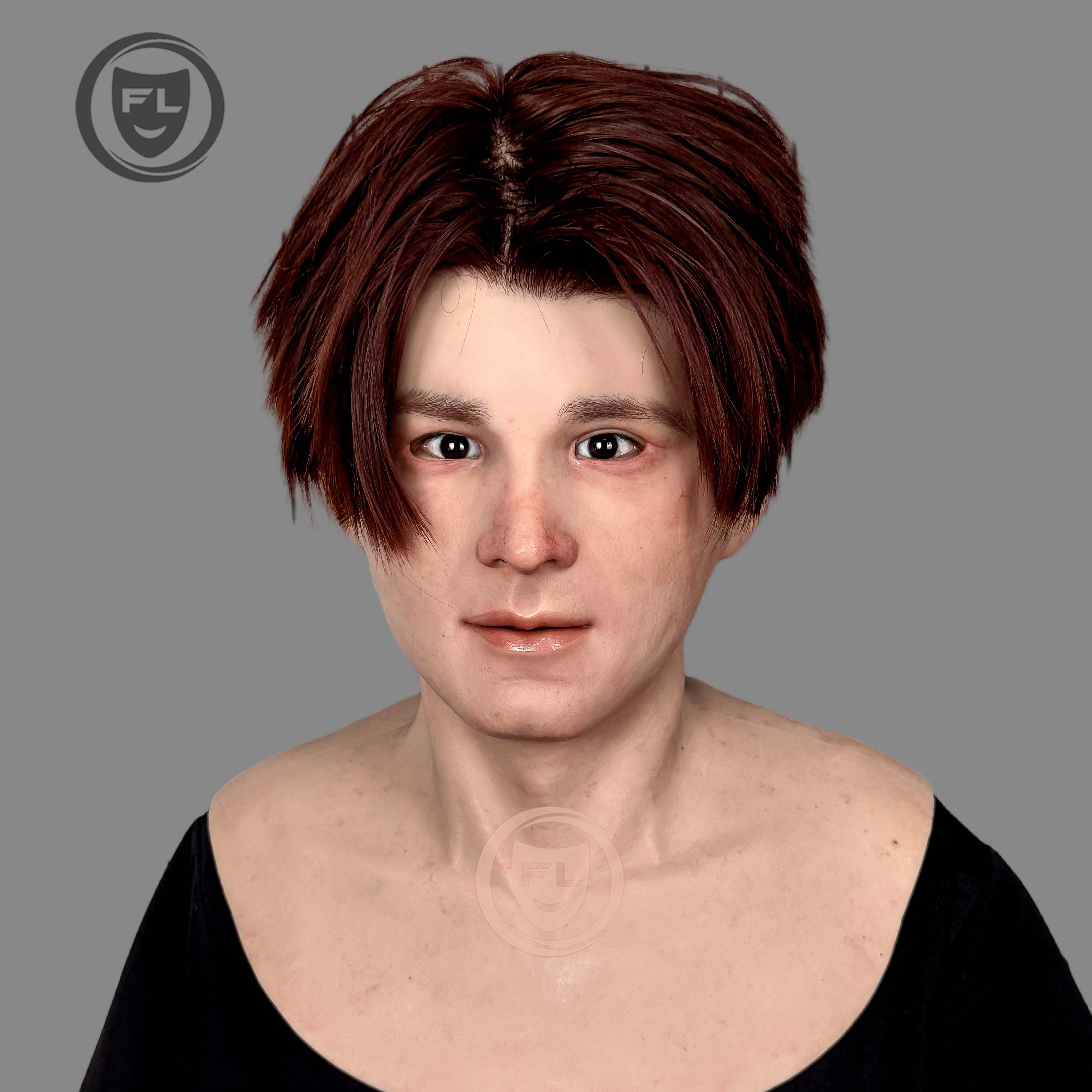 Derby Ultra Realistic Silicone Mask | Full Head Cosplay / Film Mask