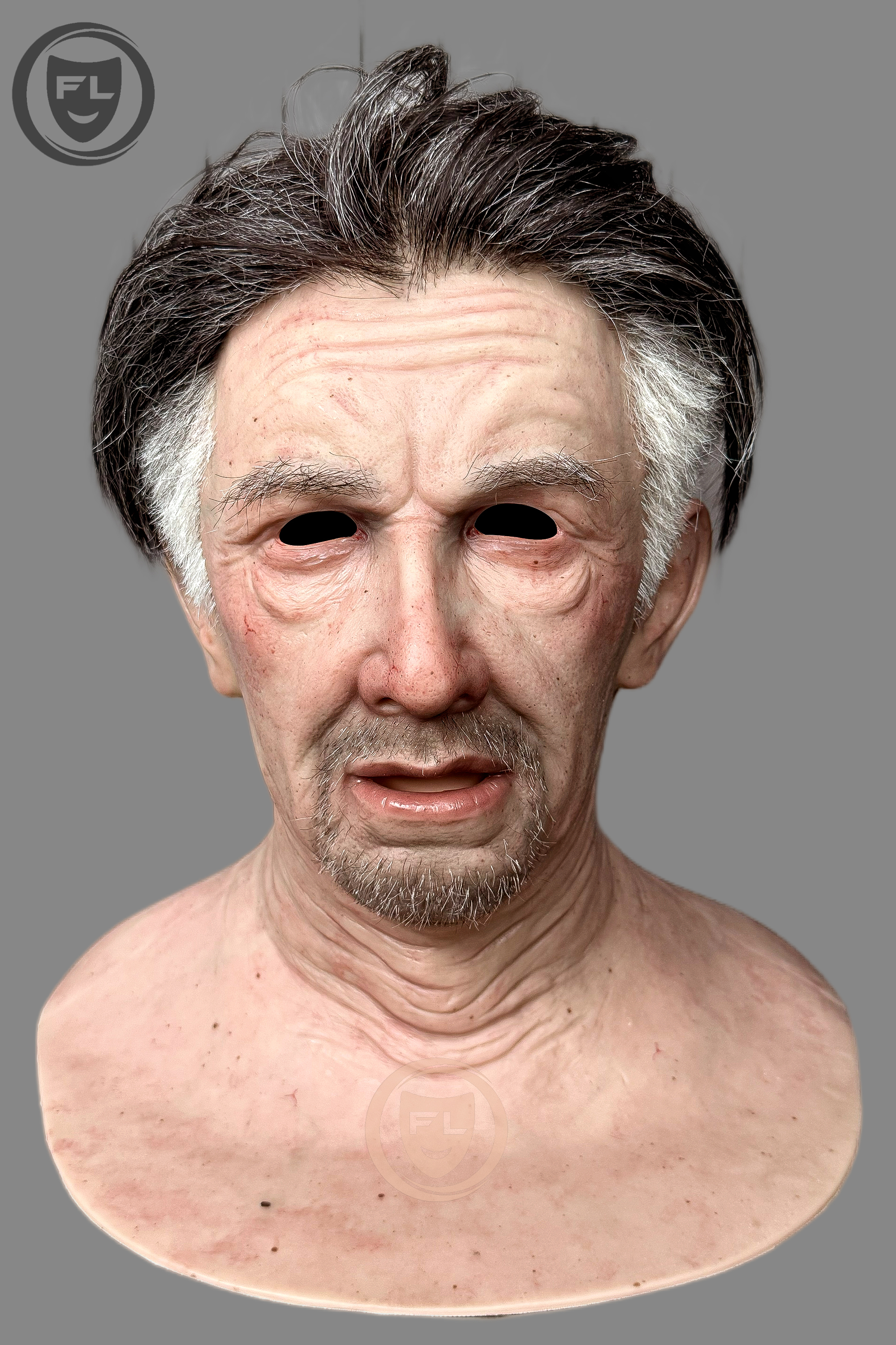 Aibit Ultra Realistic Silicone Mask – Full Head Cosplay, Halloween & Film Prop