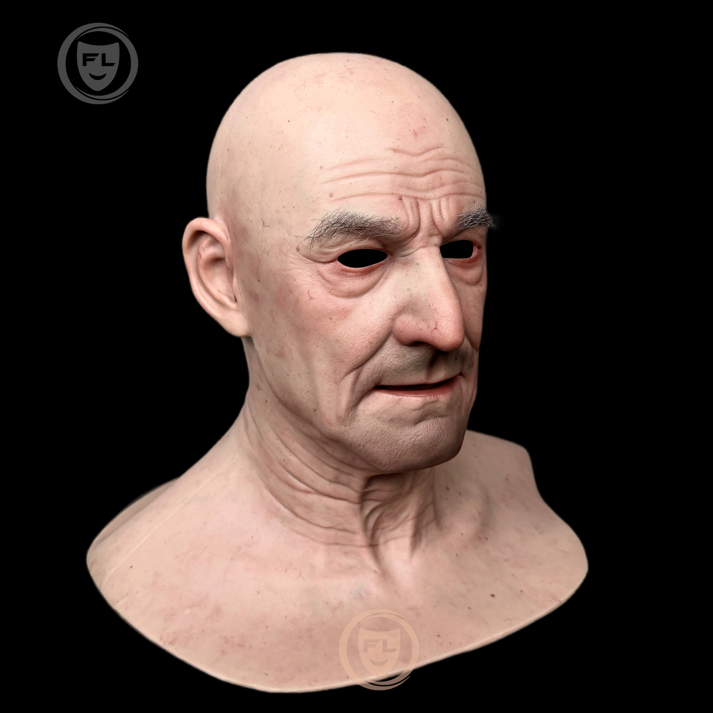 Ent Ultra Realistic Silicone Mask | Lifelike Prosthetic Full Head for Cosplay & Film