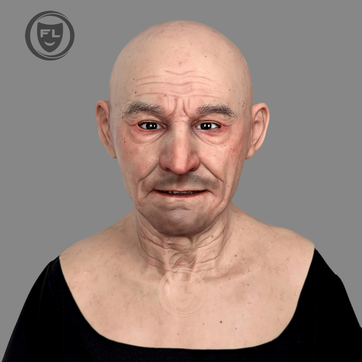 Ent Ultra Realistic Silicone Mask | Lifelike Prosthetic Full Head for Cosplay & Film