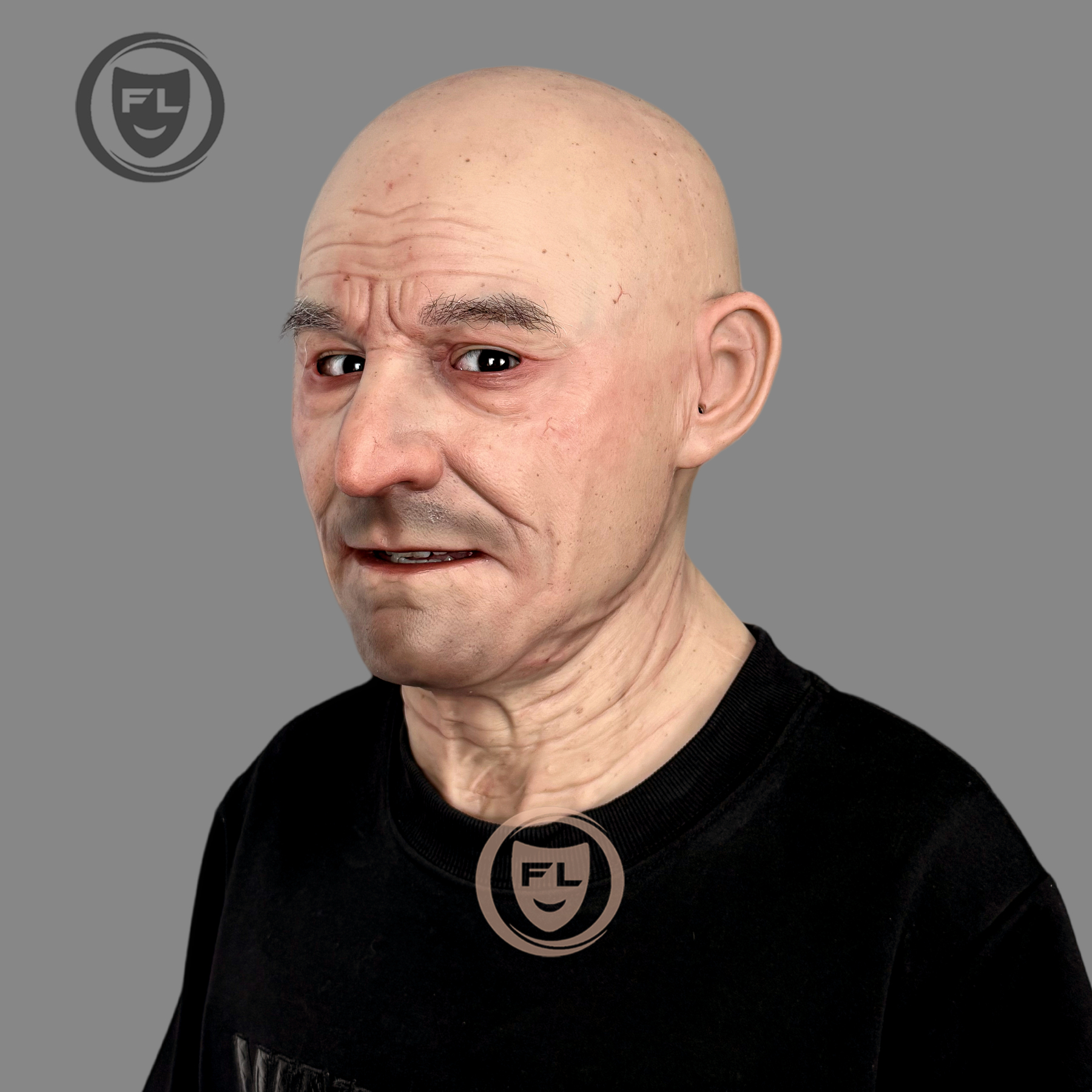 Ent Ultra Realistic Silicone Mask | Lifelike Prosthetic Full Head for Cosplay & Film