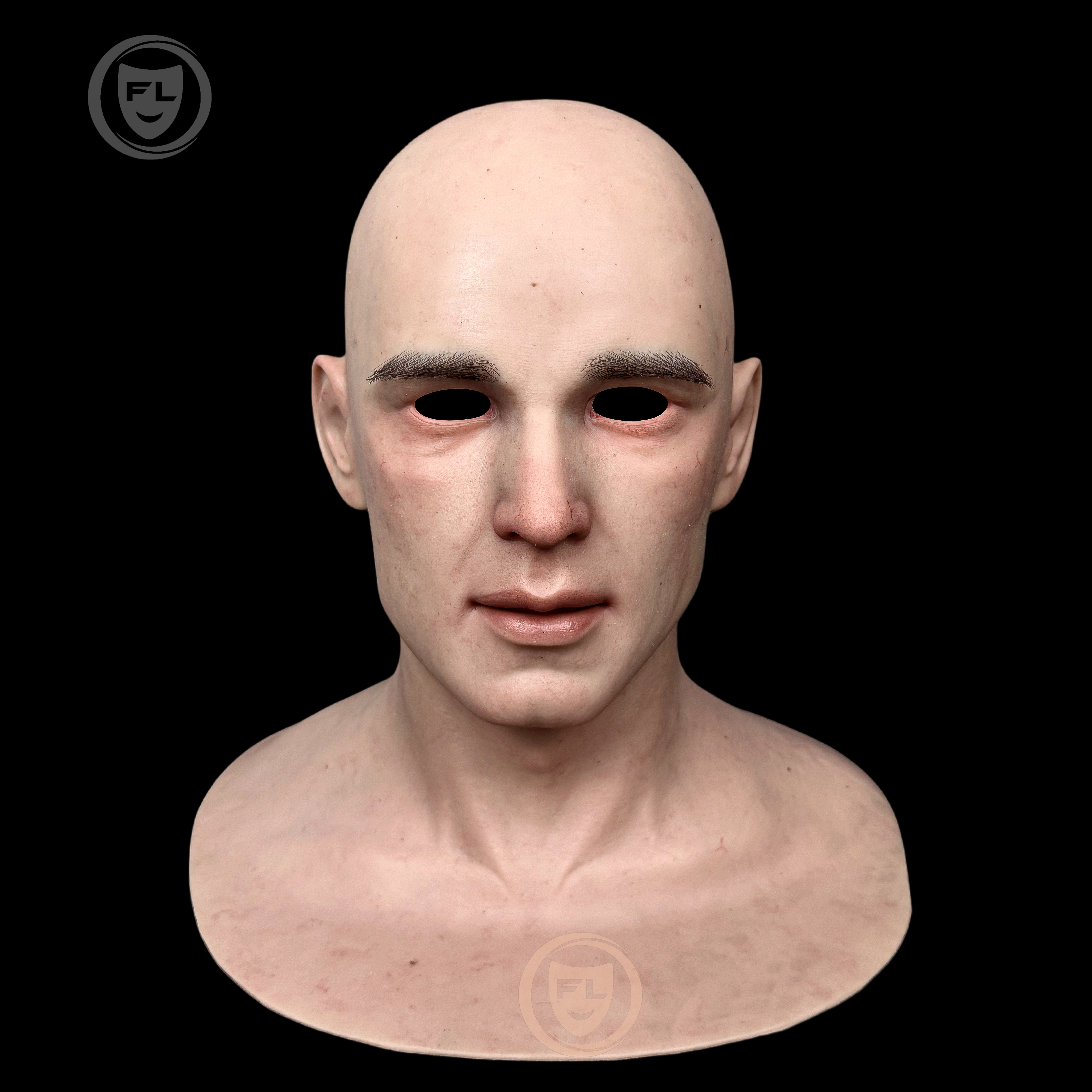 Full head silicone horror cosplay mask
