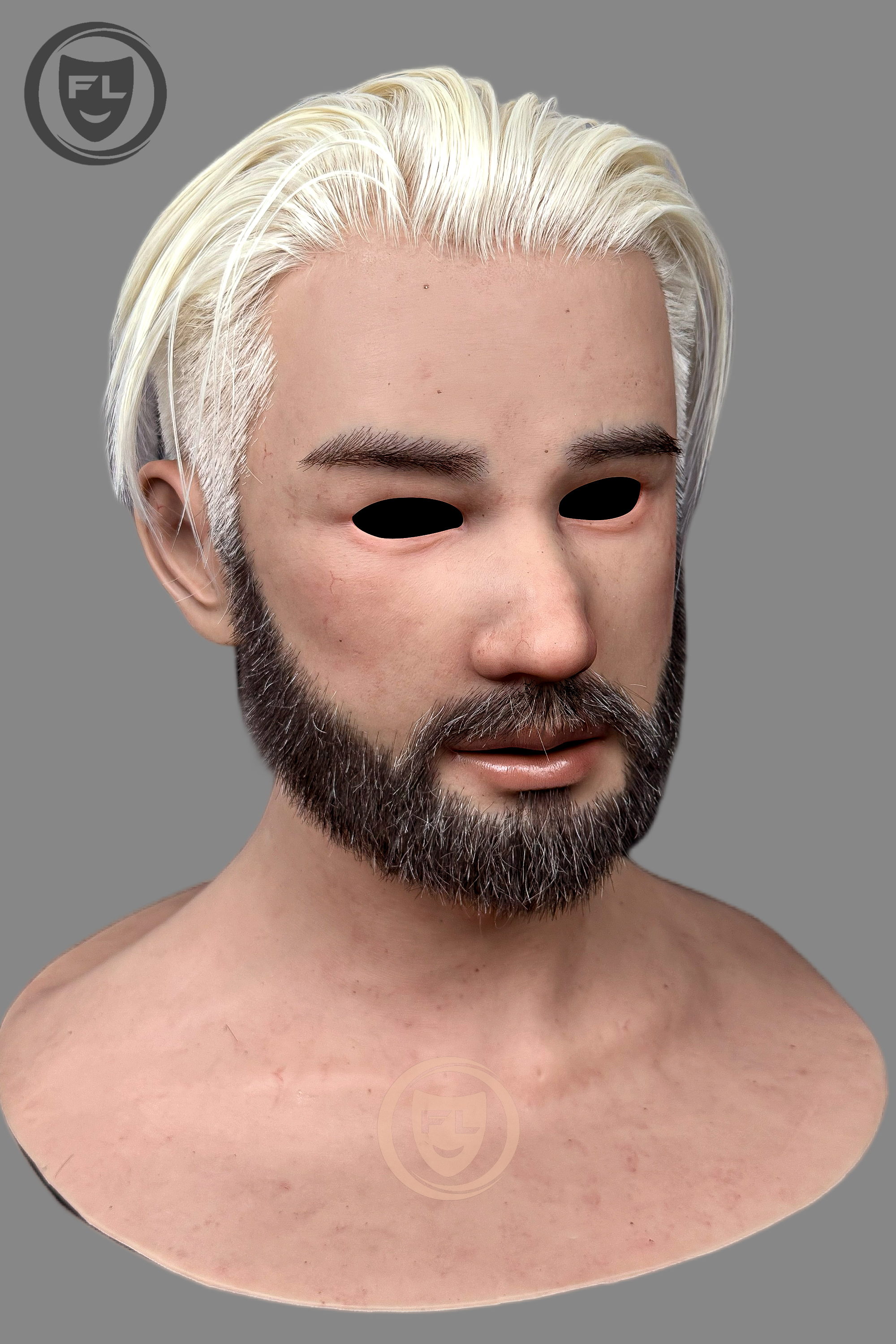 Kuka Ultra Realistic Silicone Mask – Full Head Cosplay, Halloween & Film Prop