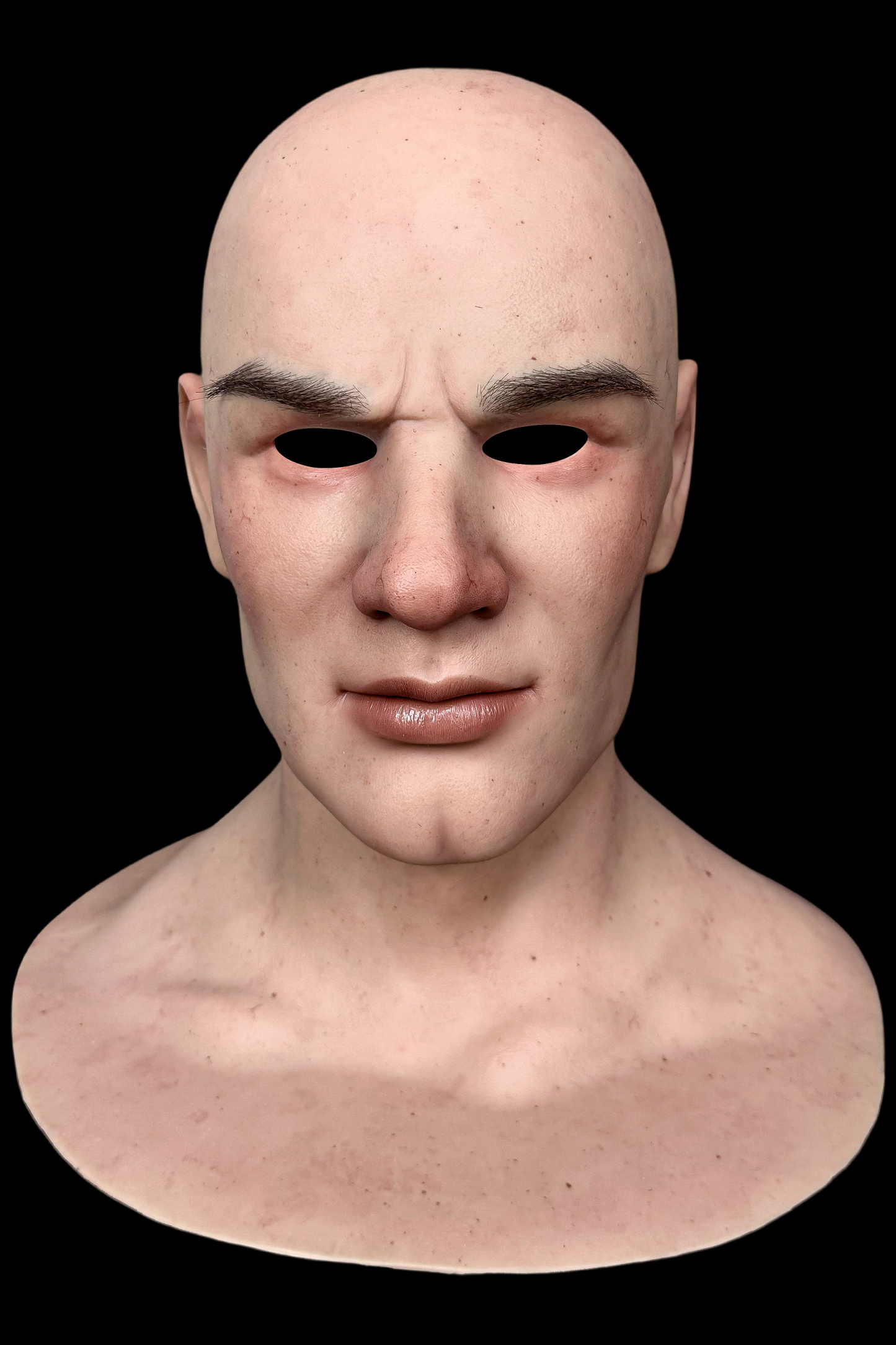 Hunter Hollywood SFX Silicone Mask - Ultra-Realistic Full Head Cover for Halloween/Cosplay/Film