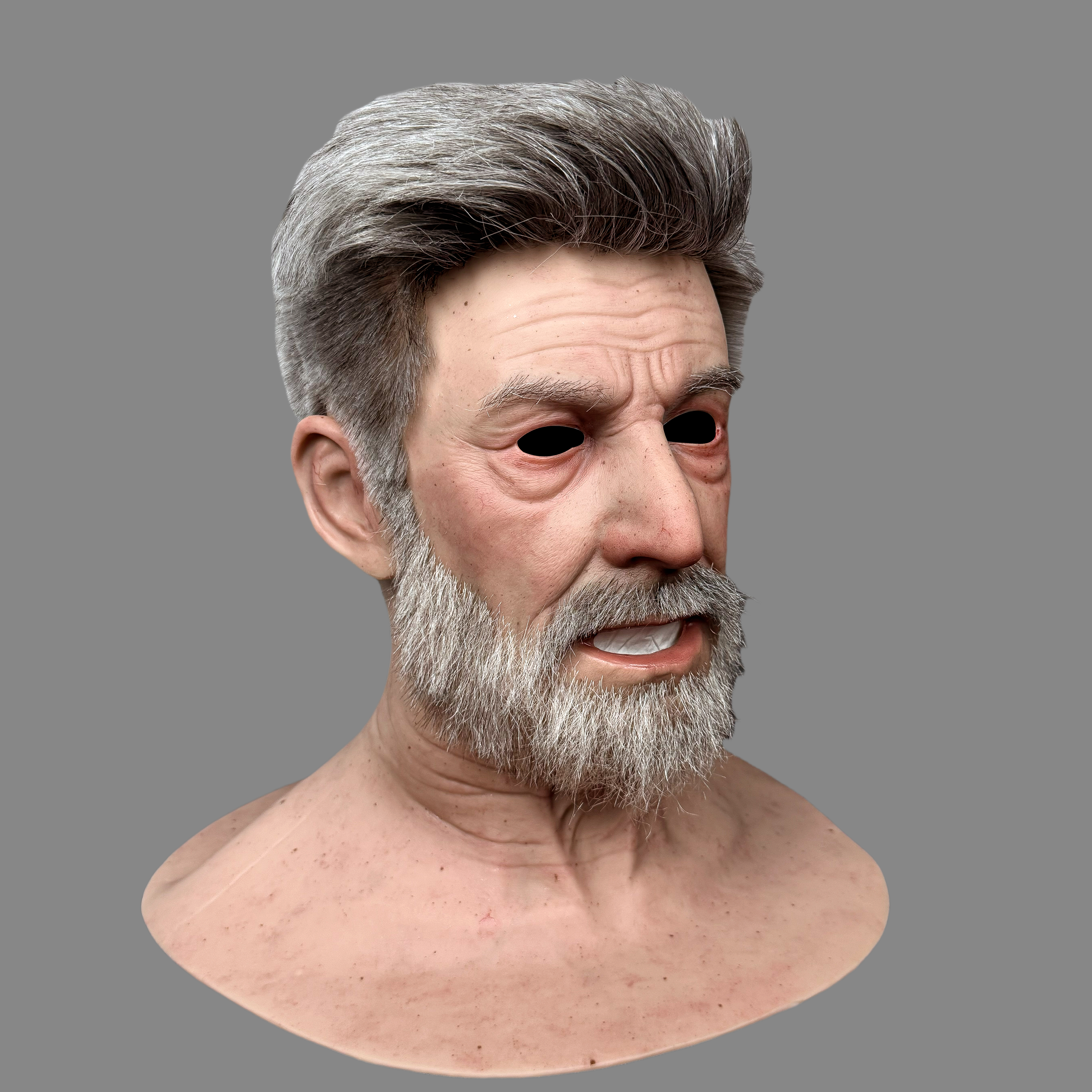 Realistic Elderly Silicone Mask for Halloween Cosplay – Fei Lang