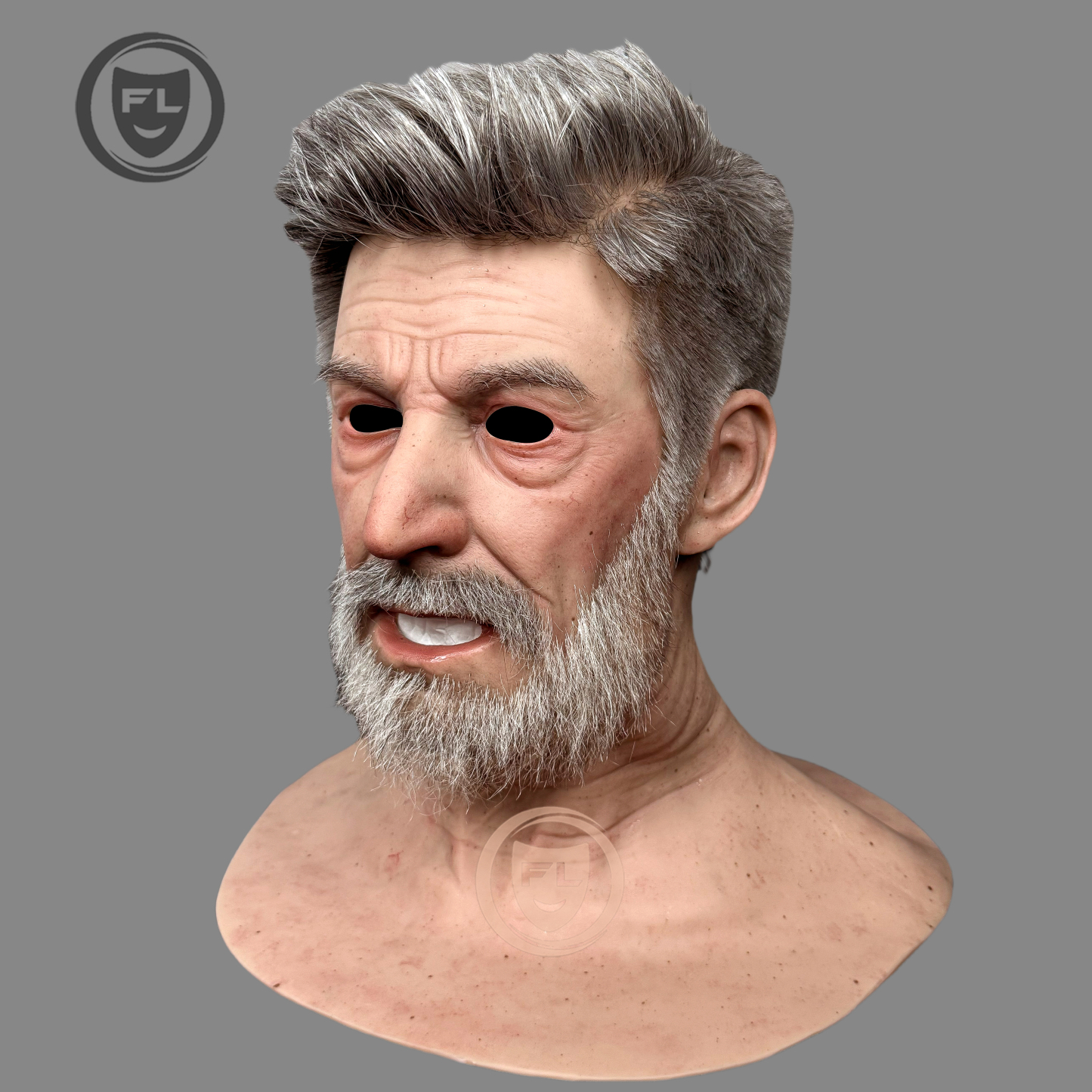 Ent Ultra Realistic Silicone Mask | Full Head Prosthetic for Cosplay & Film