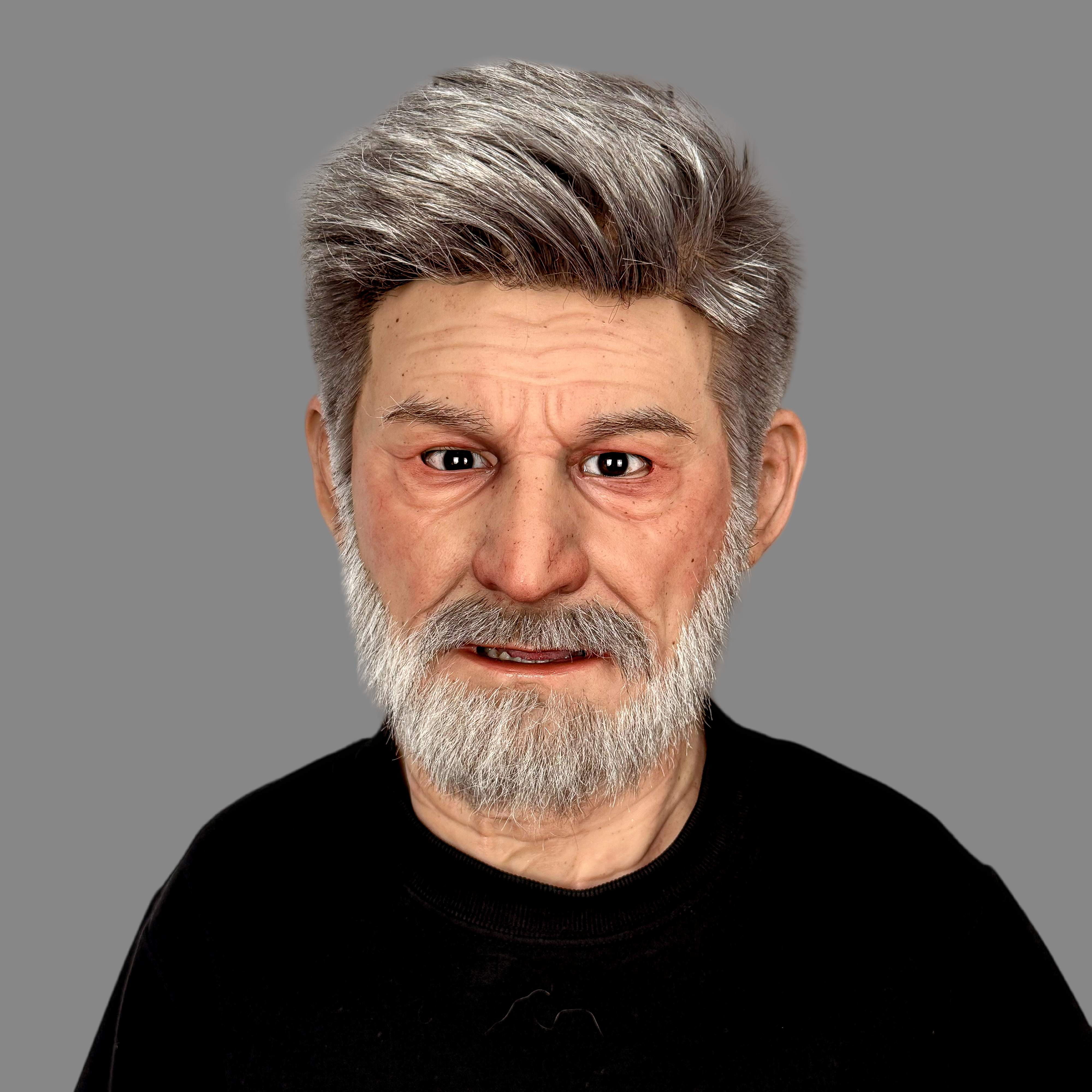 Realistic Elderly Silicone Mask for Halloween Cosplay – Fei Lang