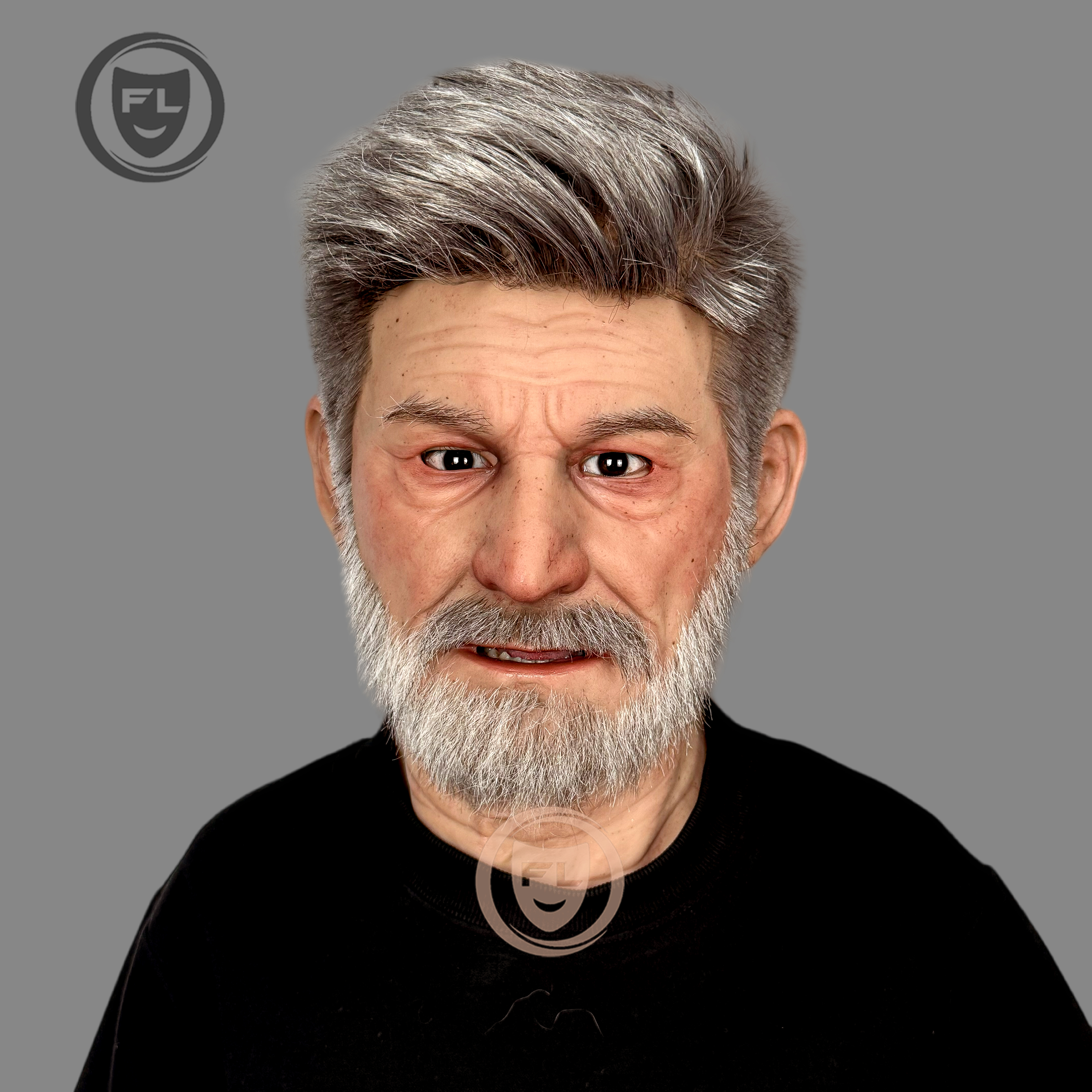 Ent Ultra Realistic Silicone Mask | Full Head Prosthetic for Cosplay & Film