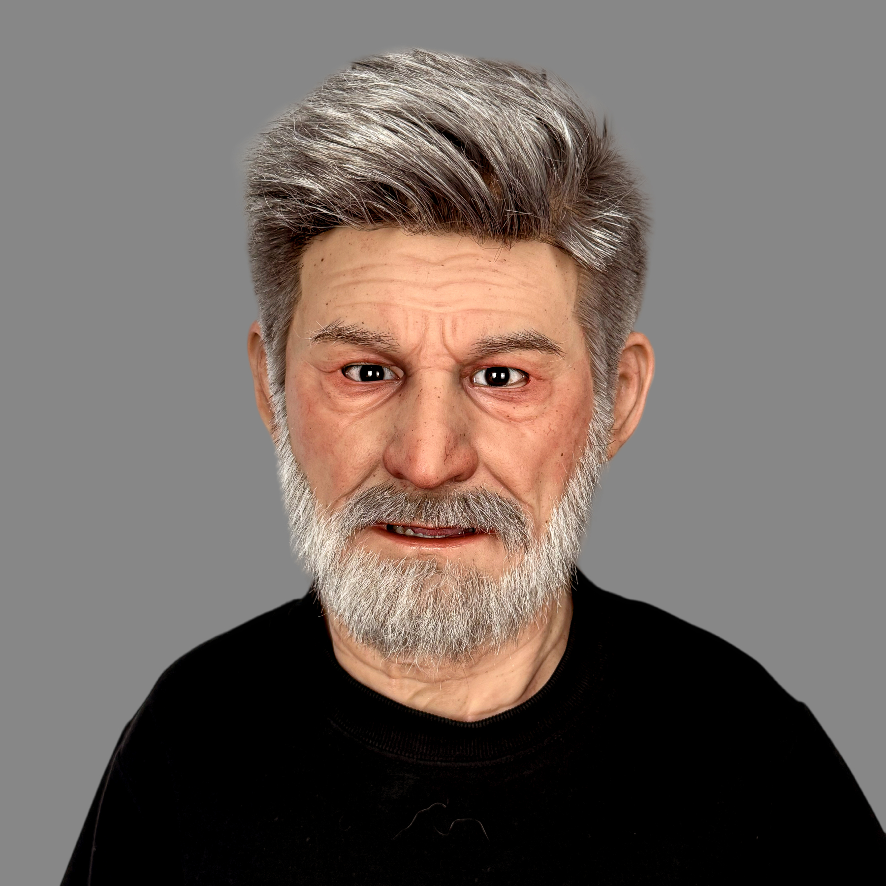 Realistic Elderly Silicone Mask for Halloween Cosplay – Fei Lang