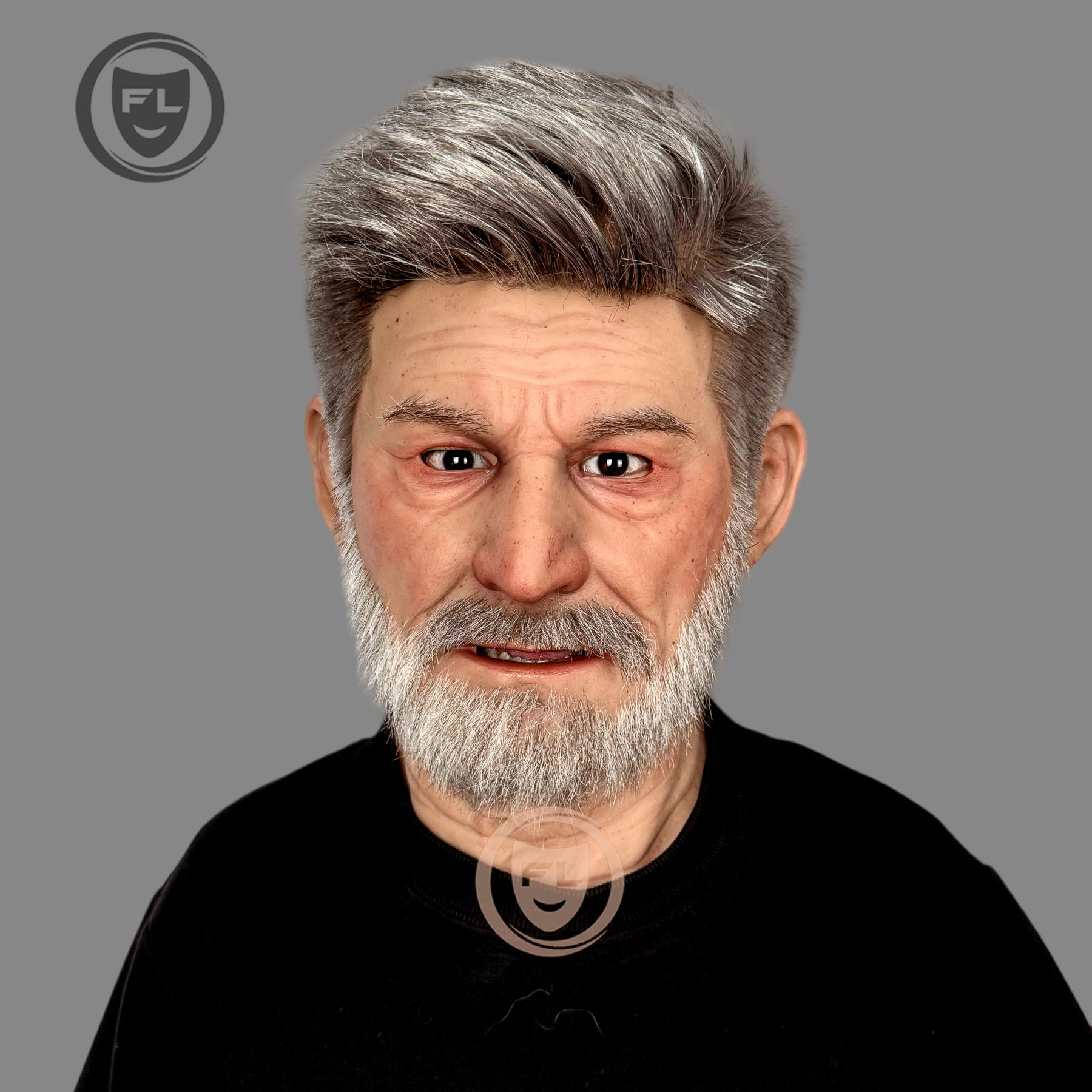 Ent Ultra Realistic Silicone Mask | Full Head Prosthetic for Cosplay & Film