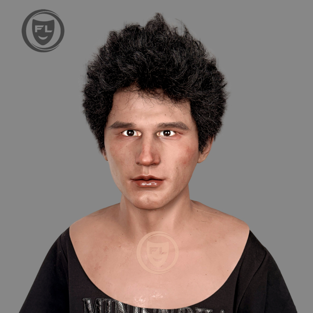 Luwang realistic silicone mask front view
