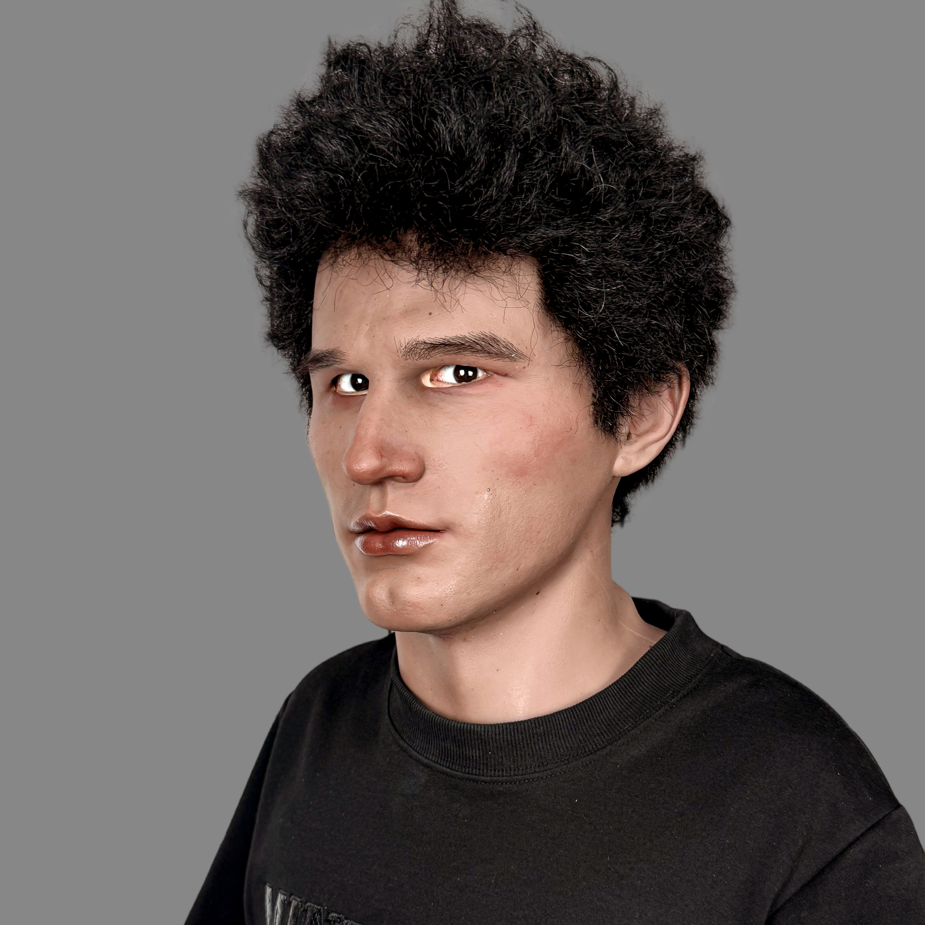 Luwang Professional Silicone Mask - Ultra-Realistic Full Head Cover for Halloween SFX/Cosplay