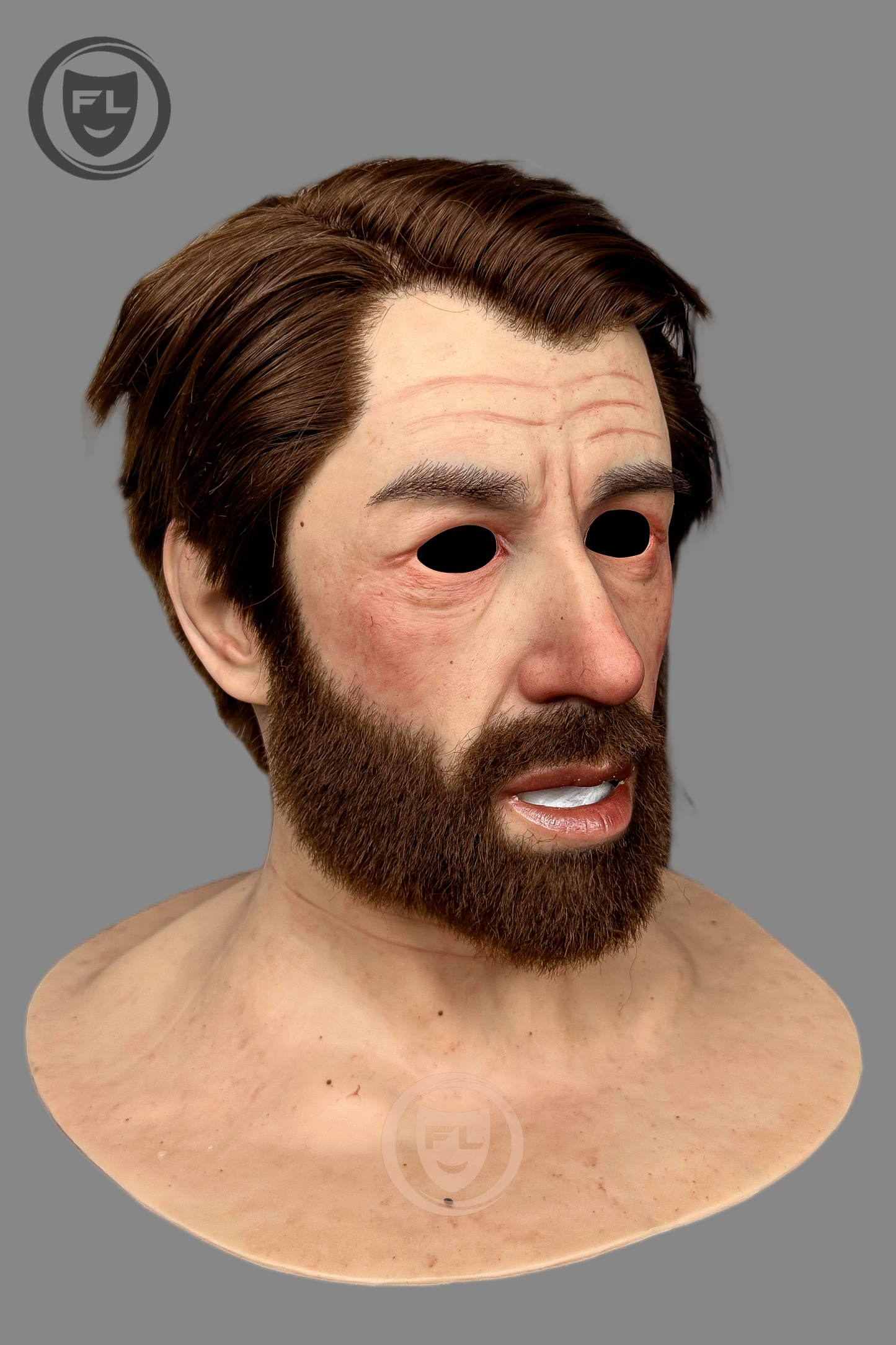 Babylon Ultra Realistic Silicone Mask – Full Head Cosplay, Halloween & Film Prop