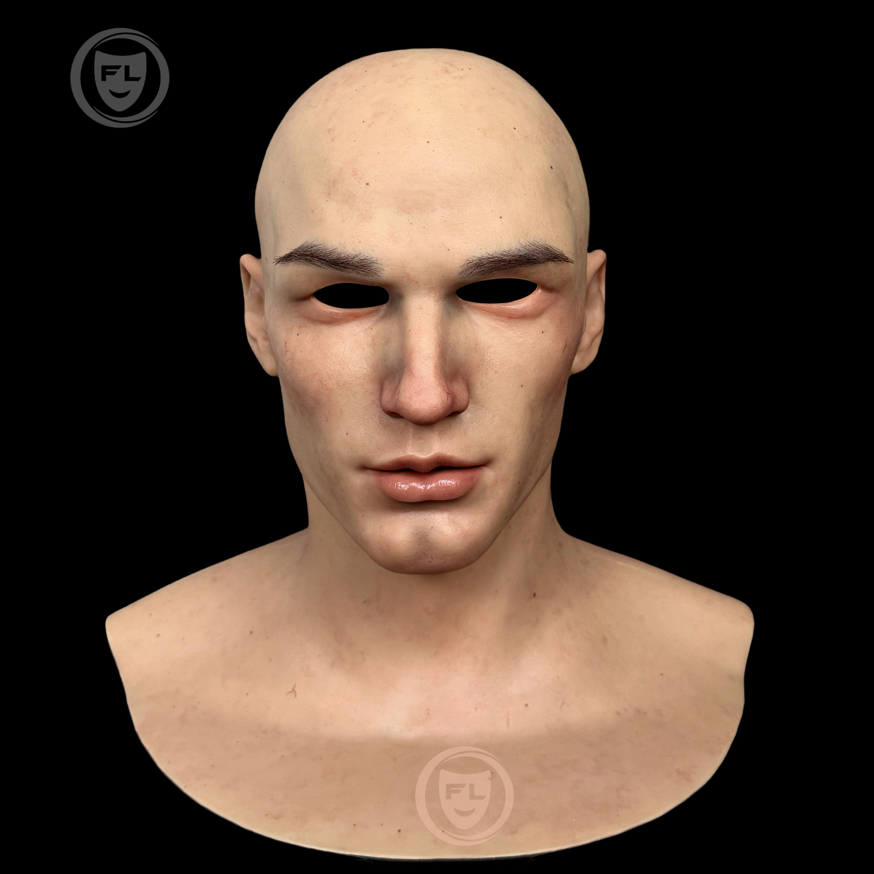 Lester Ultra Realistic Silicone Mask | Detailed Male Cosplay & Theater Mask