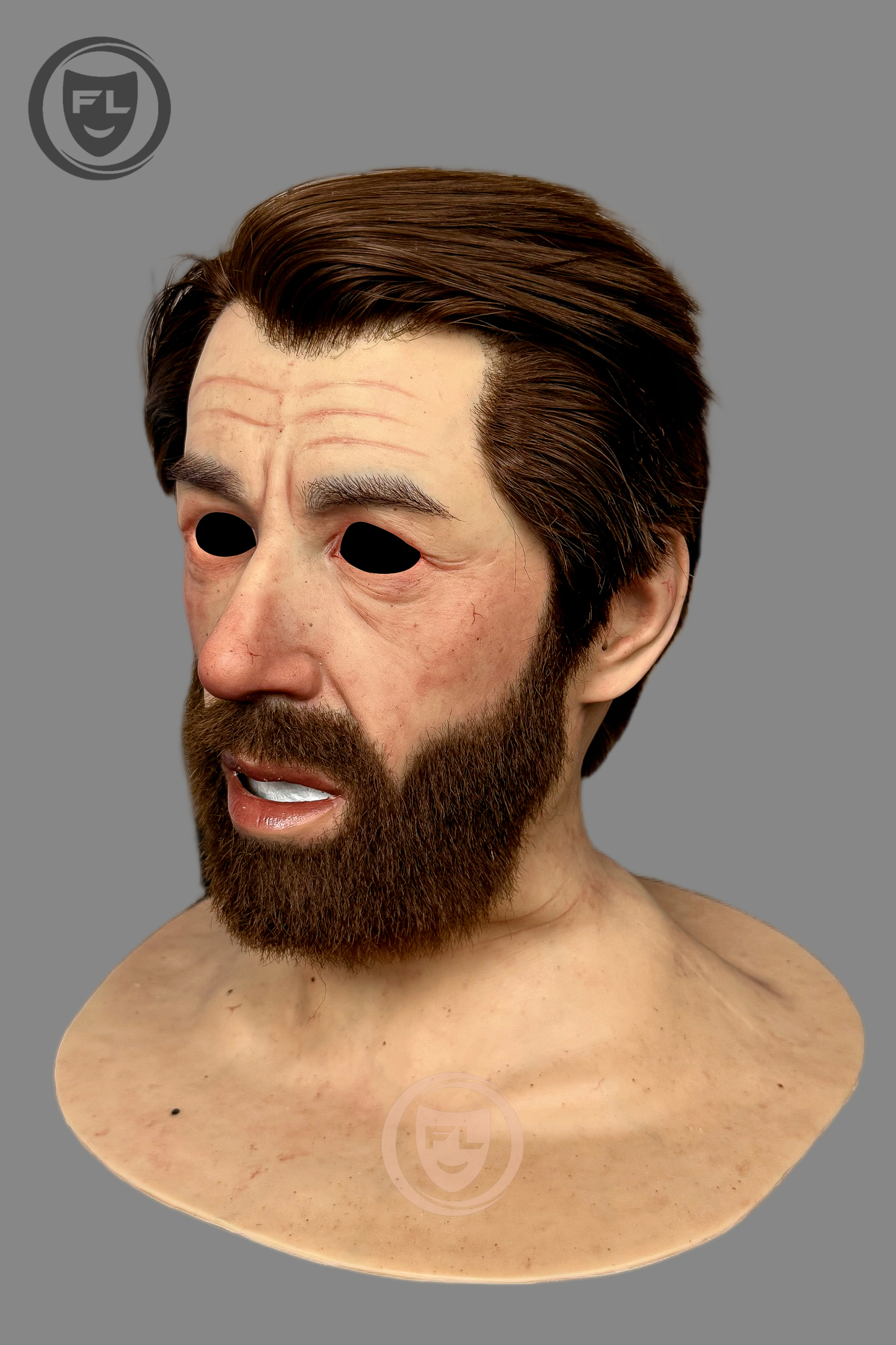 Babylon Ultra Realistic Silicone Mask – Full Head Cosplay, Halloween & Film Prop