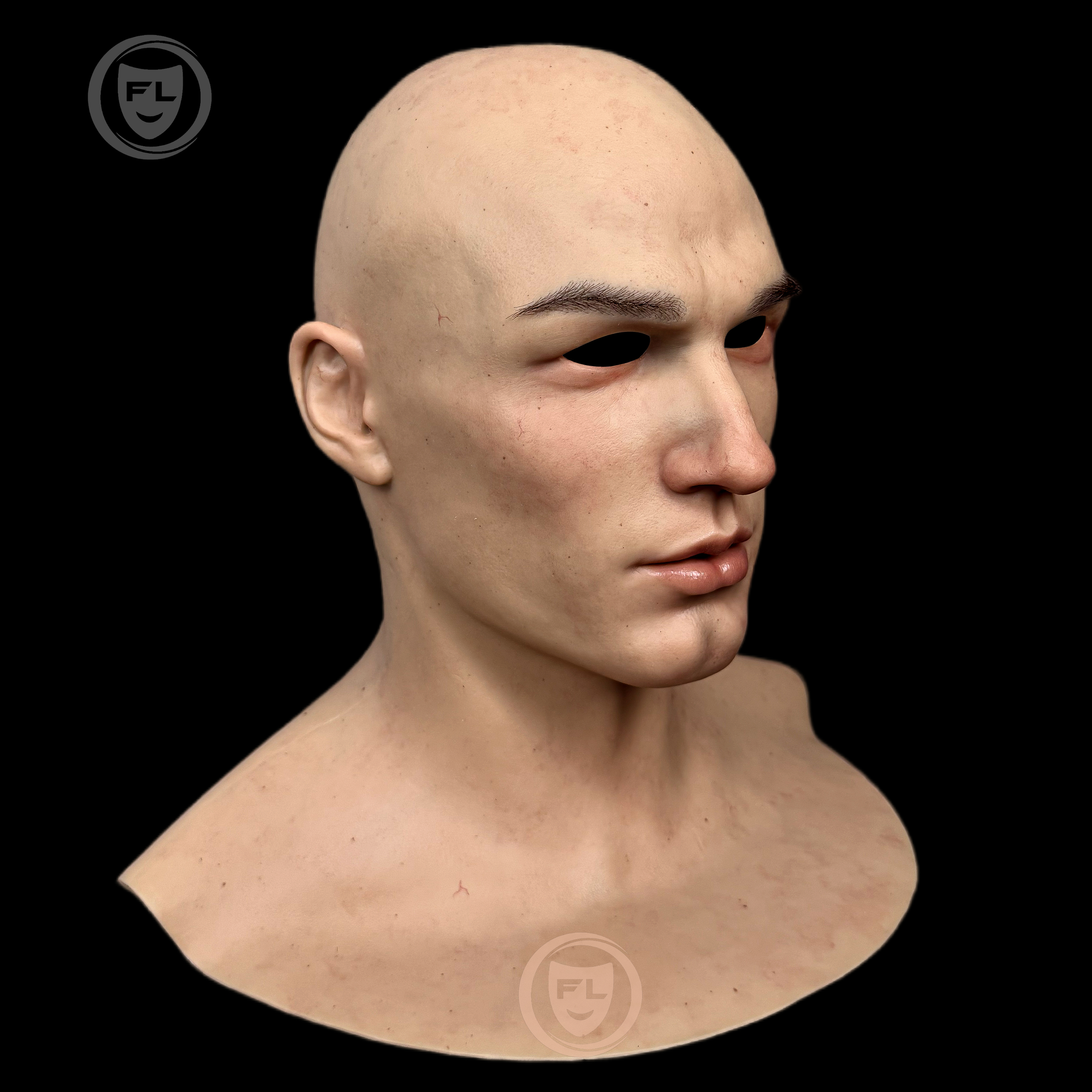 Lester Ultra Realistic Silicone Mask | Detailed Male Cosplay & Theater Mask