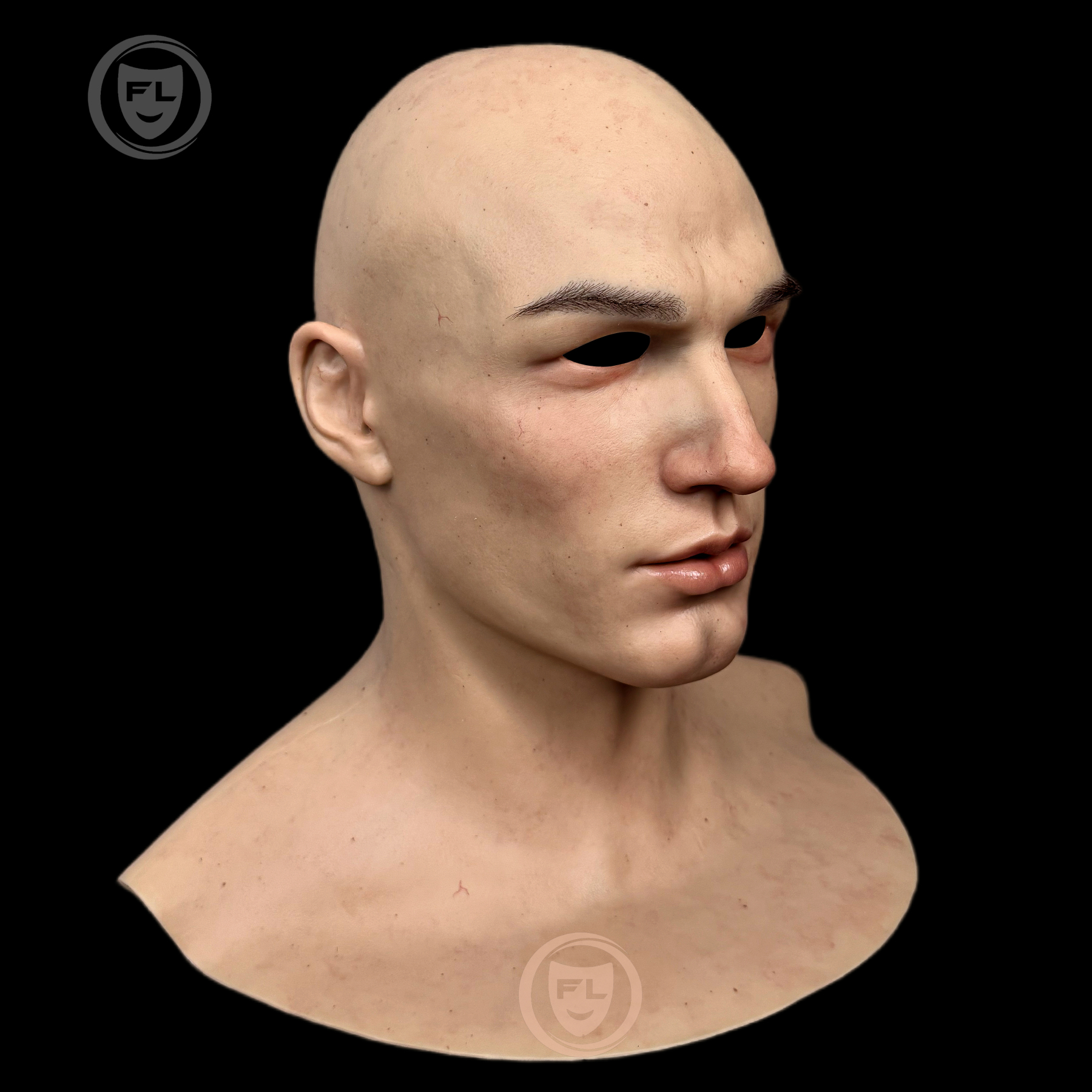 Lester Ultra Realistic Silicone Mask | Detailed Male Cosplay & Theater Mask