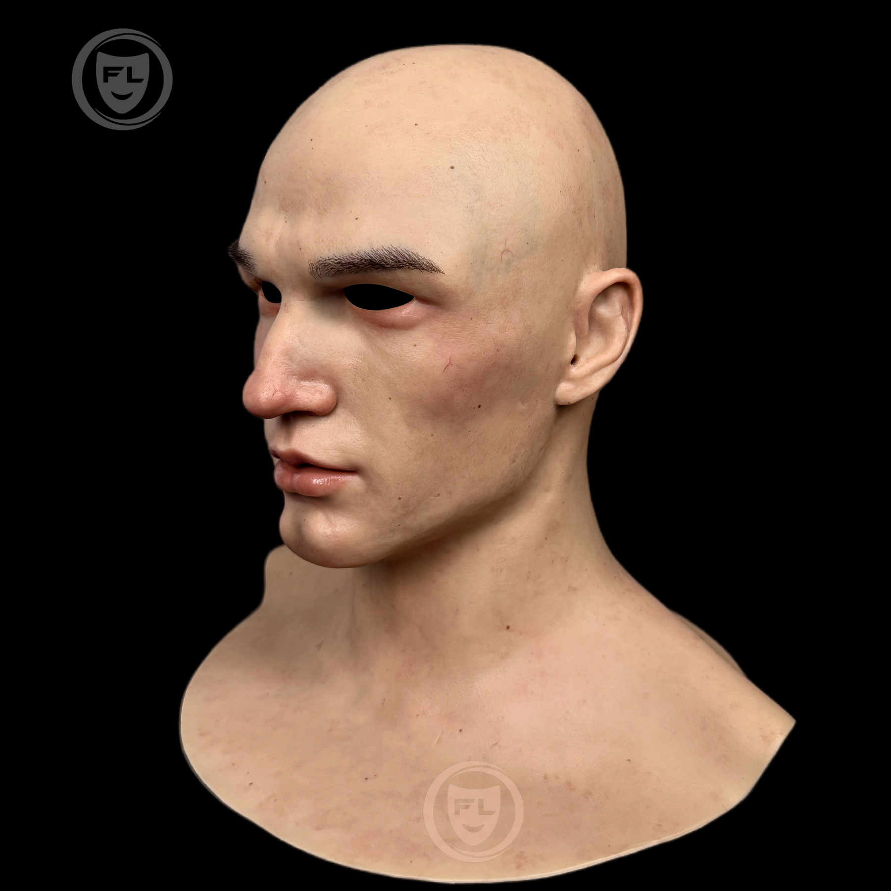 Lester Ultra Realistic Silicone Mask | Detailed Male Cosplay & Theater Mask