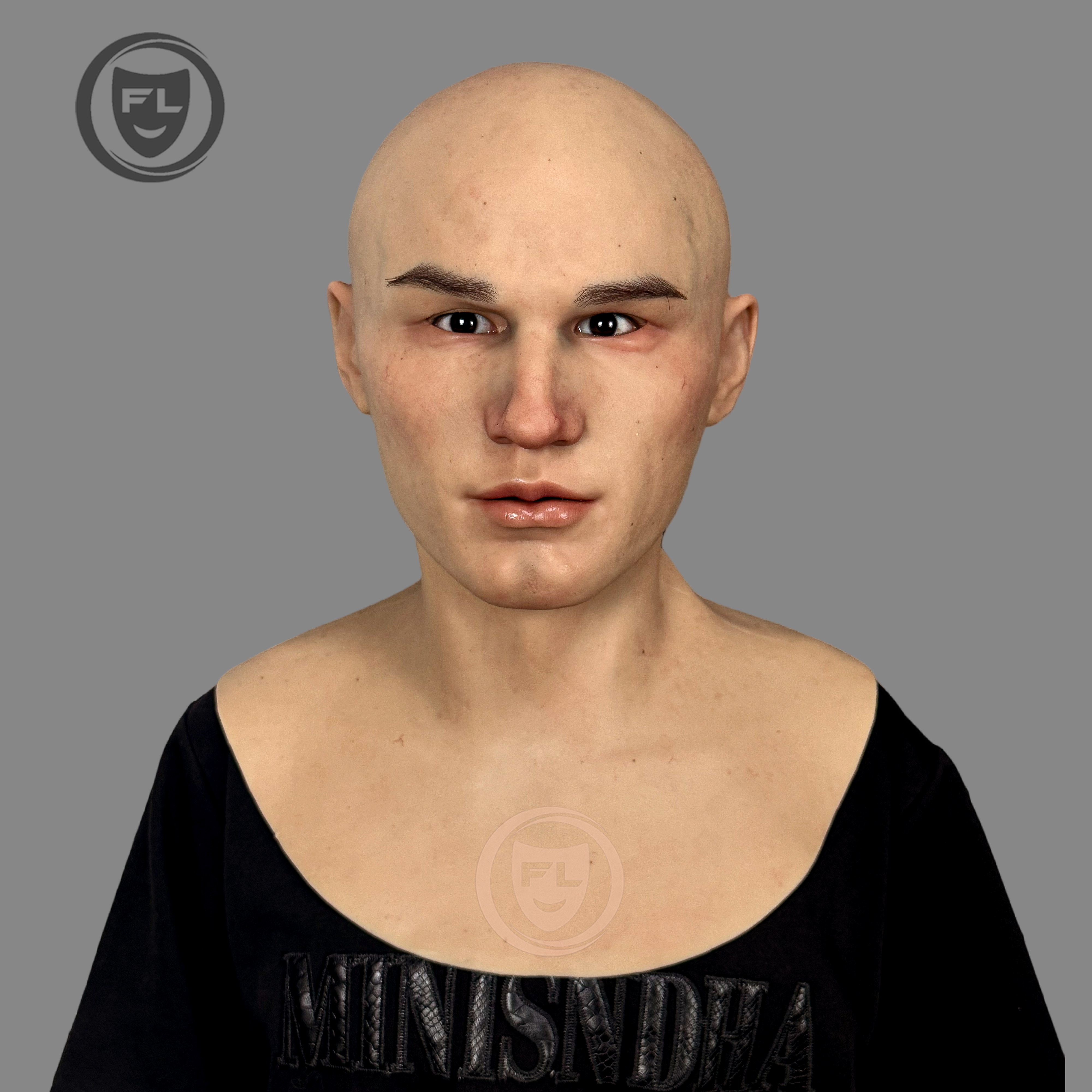 Lester Ultra Realistic Silicone Mask | Detailed Male Cosplay & Theater Mask