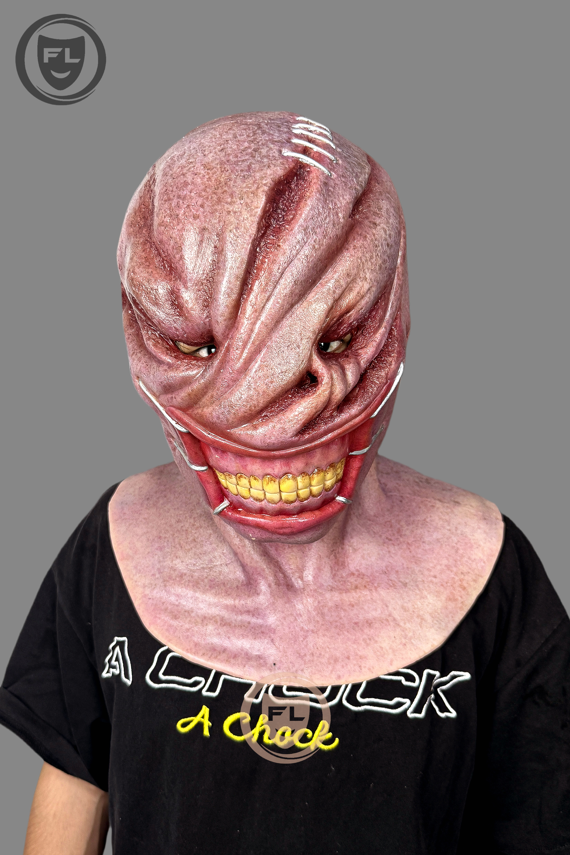 Full head alien monster silicone mask