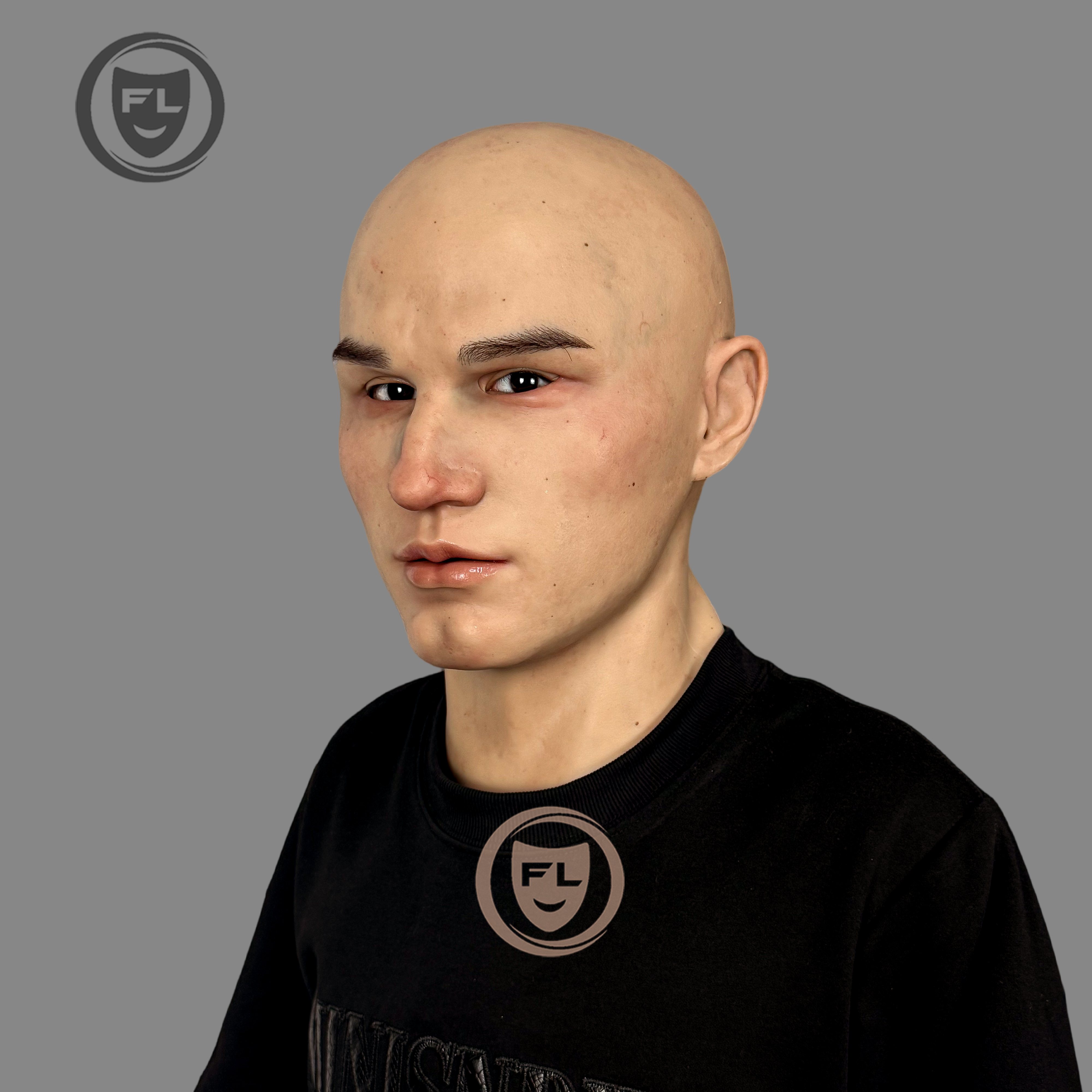 Lester Ultra Realistic Silicone Mask | Detailed Male Cosplay & Theater Mask