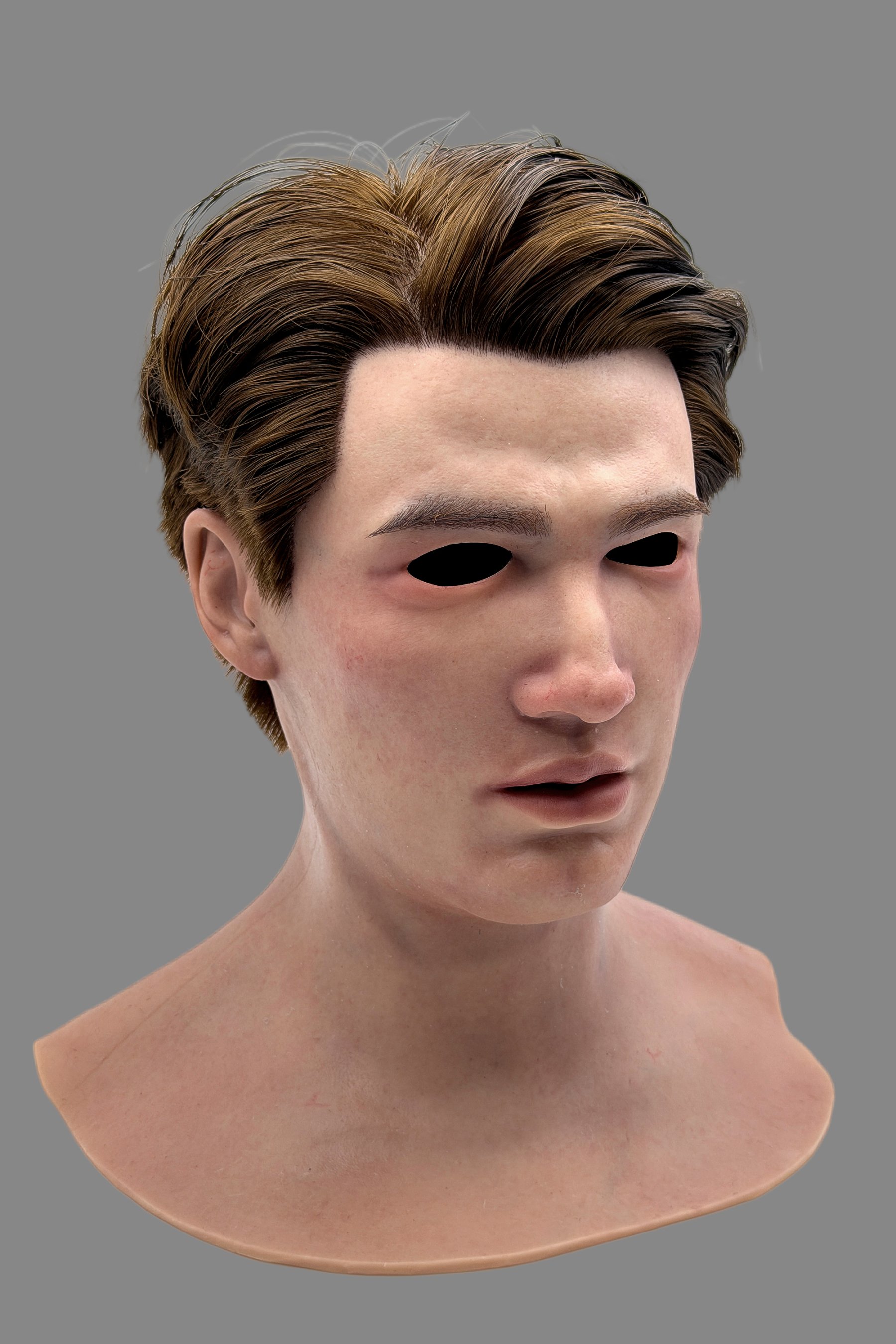 Ultra Realistic Silicone Mask Full Head – Movie Quality Cosplay Mask for Halloween, Film & Costume Events