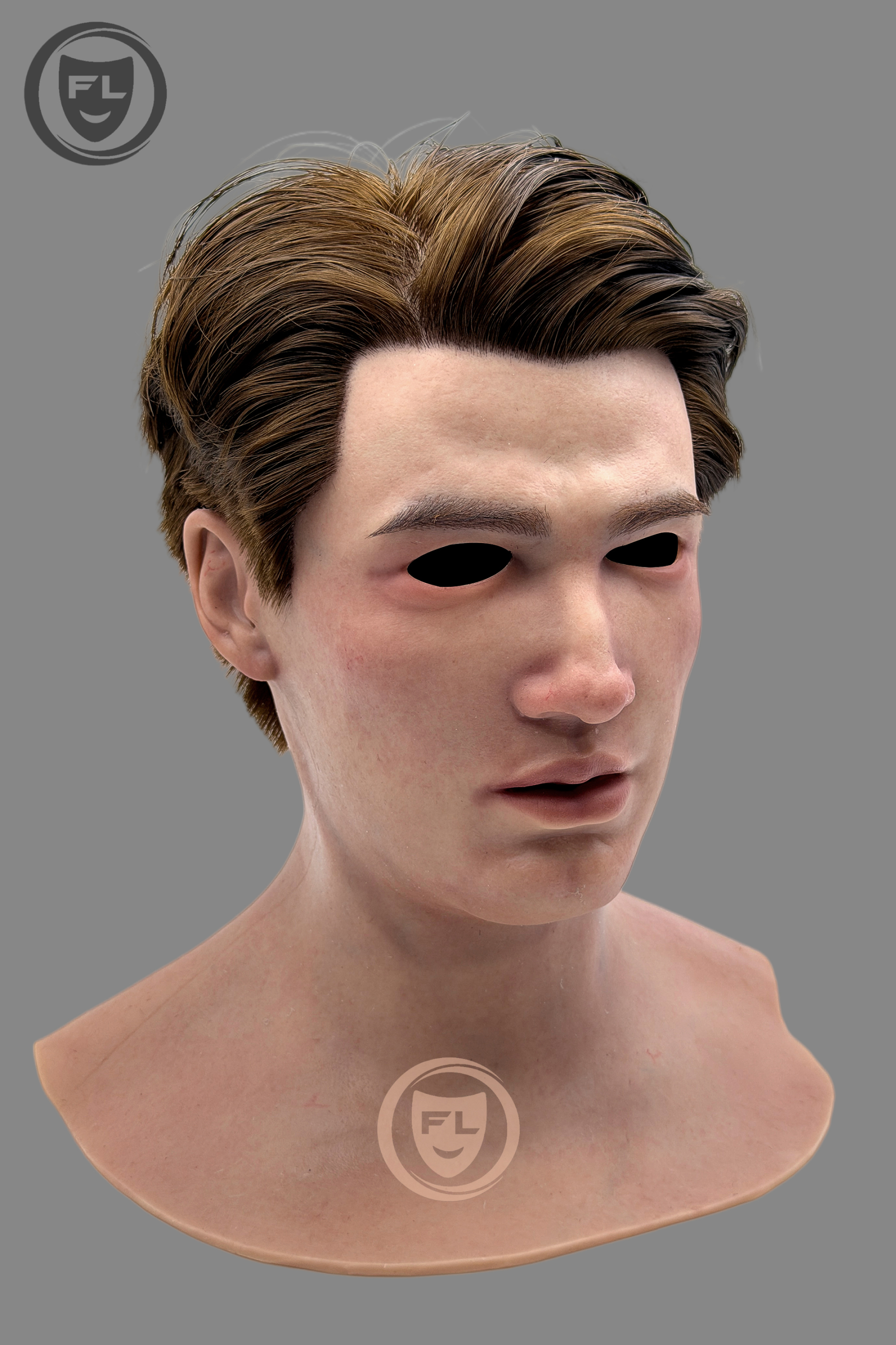 Ultra Realistic Silicone Mask Full Head – Movie Quality Cosplay Mask for Halloween, Film & Costume Events