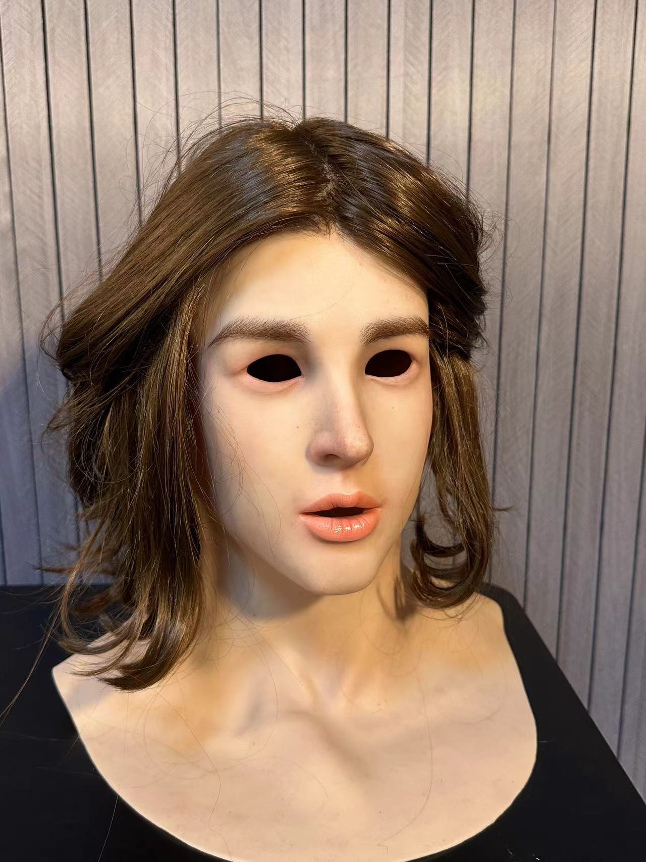 Beautiful woman with short hair