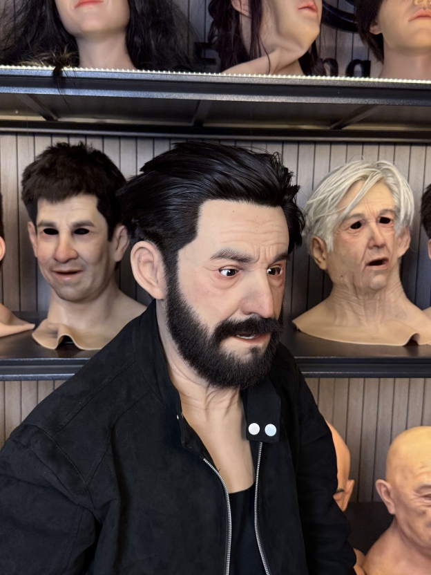 Babylon Silicone Mask with Beard for Cosplay & Halloween