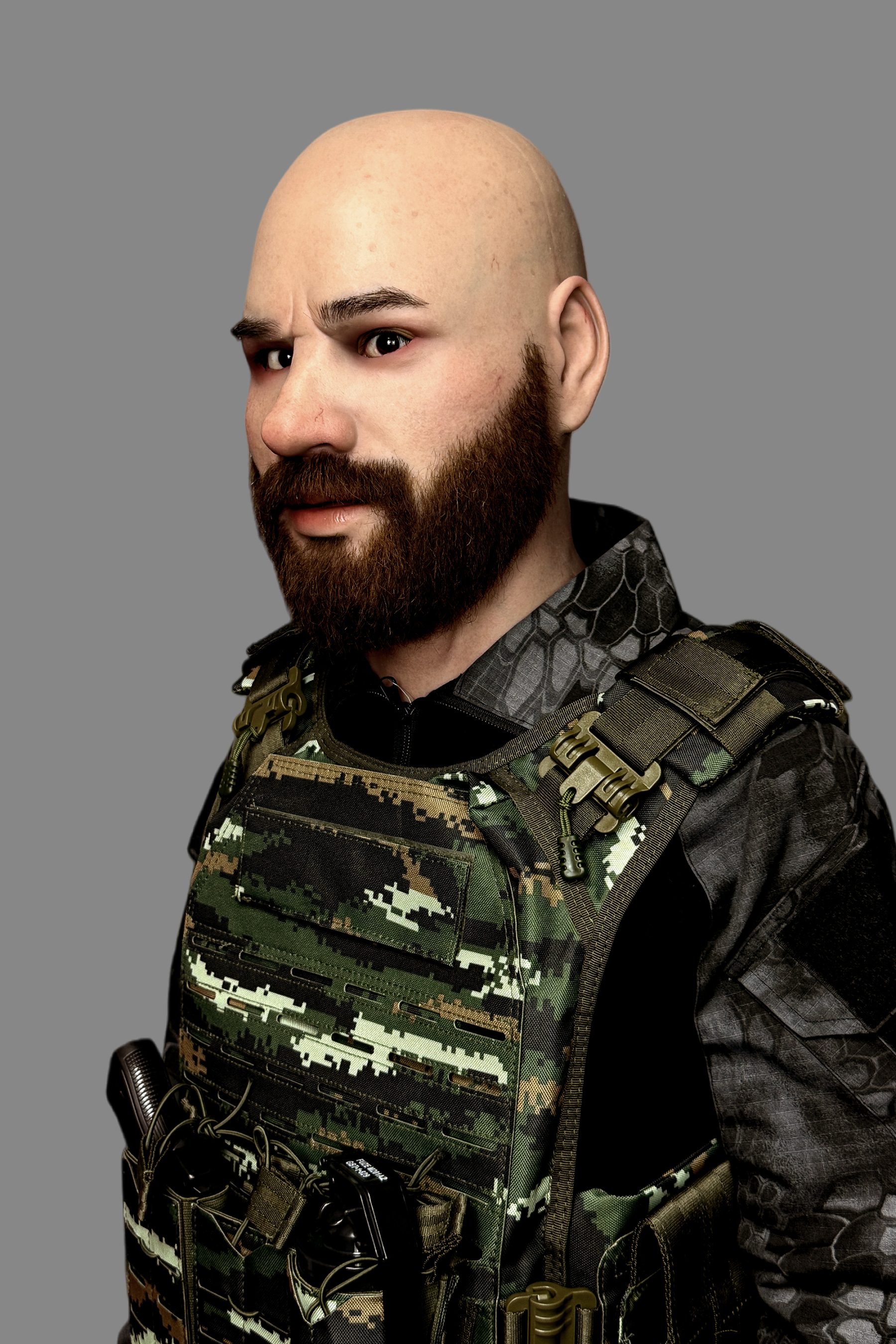 Arthur  Ultra Realistic Silicone Mask – Full Head Cosplay, Halloween & Movie Prop