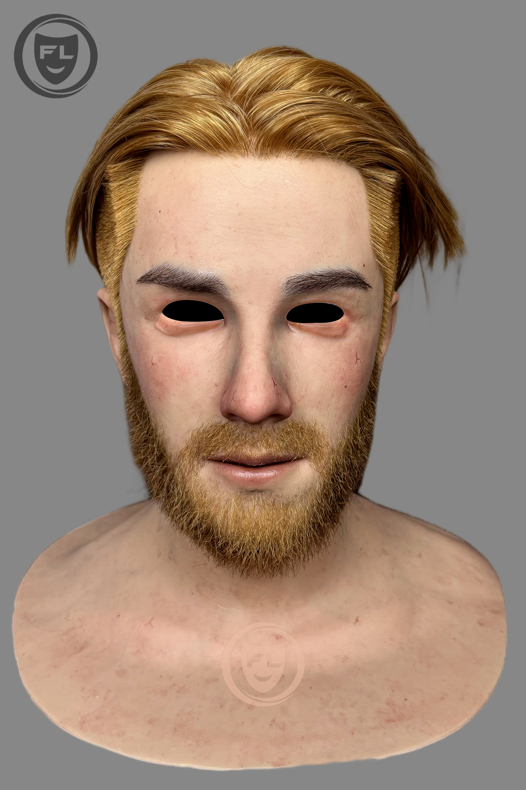 Aihua Ultra Realistic Silicone Mask – Full Head Cosplay, Halloween & Film Prop