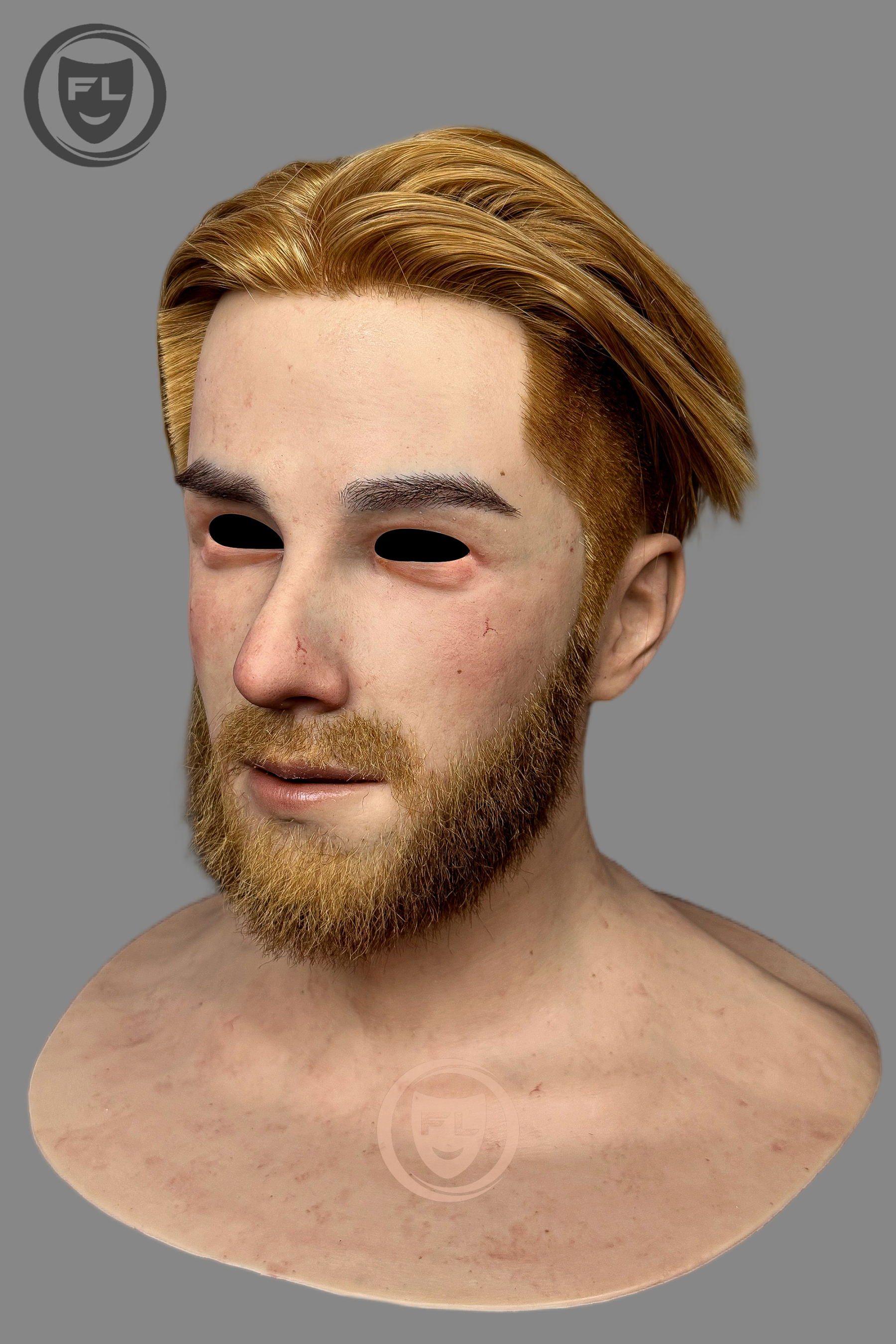 Aihua Ultra Realistic Silicone Mask – Full Head Cosplay, Halloween & Film Prop