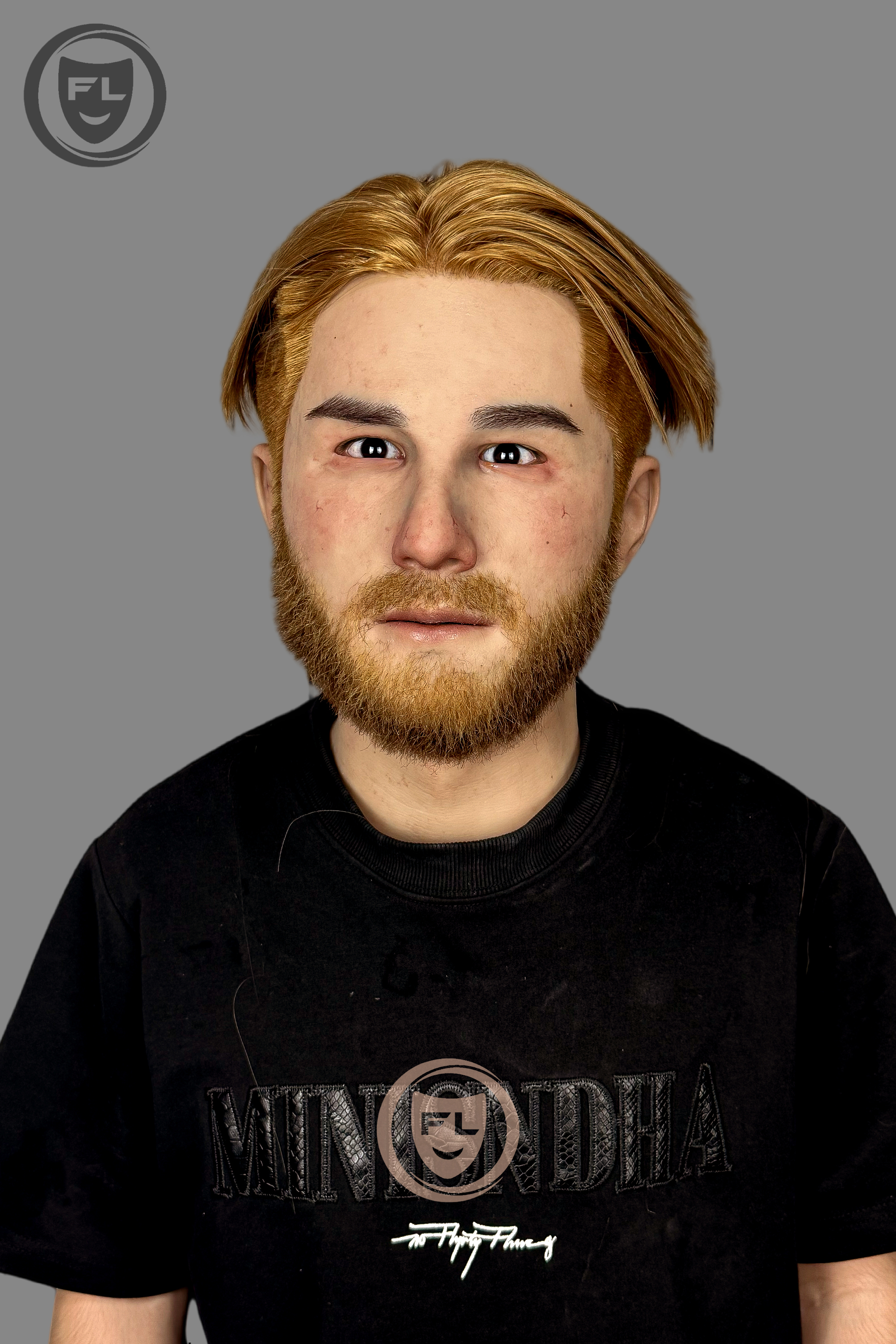 Aihua Ultra Realistic Silicone Mask – Full Head Cosplay, Halloween & Film Prop