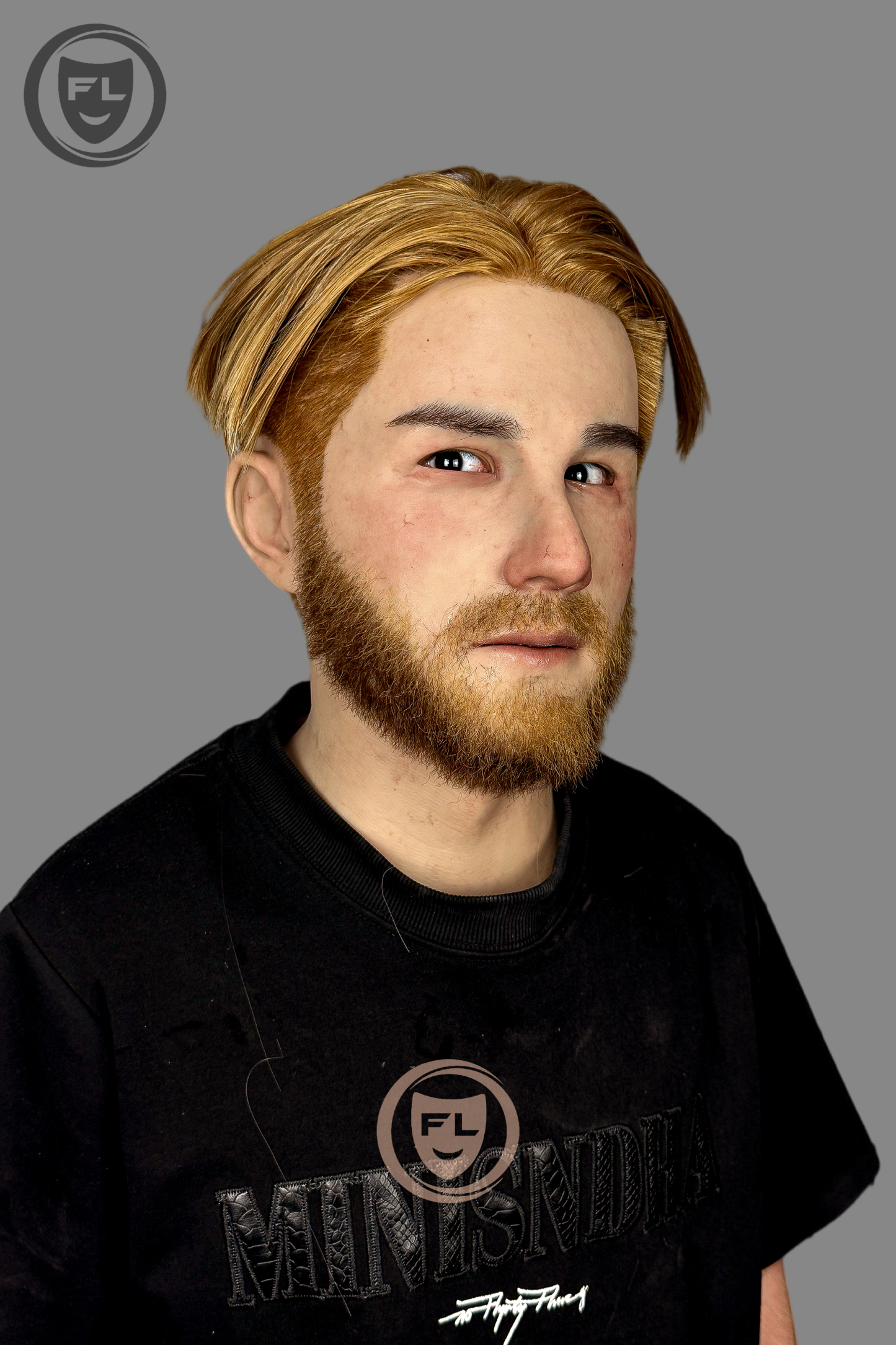 Aihua Ultra Realistic Silicone Mask – Full Head Cosplay, Halloween & Film Prop