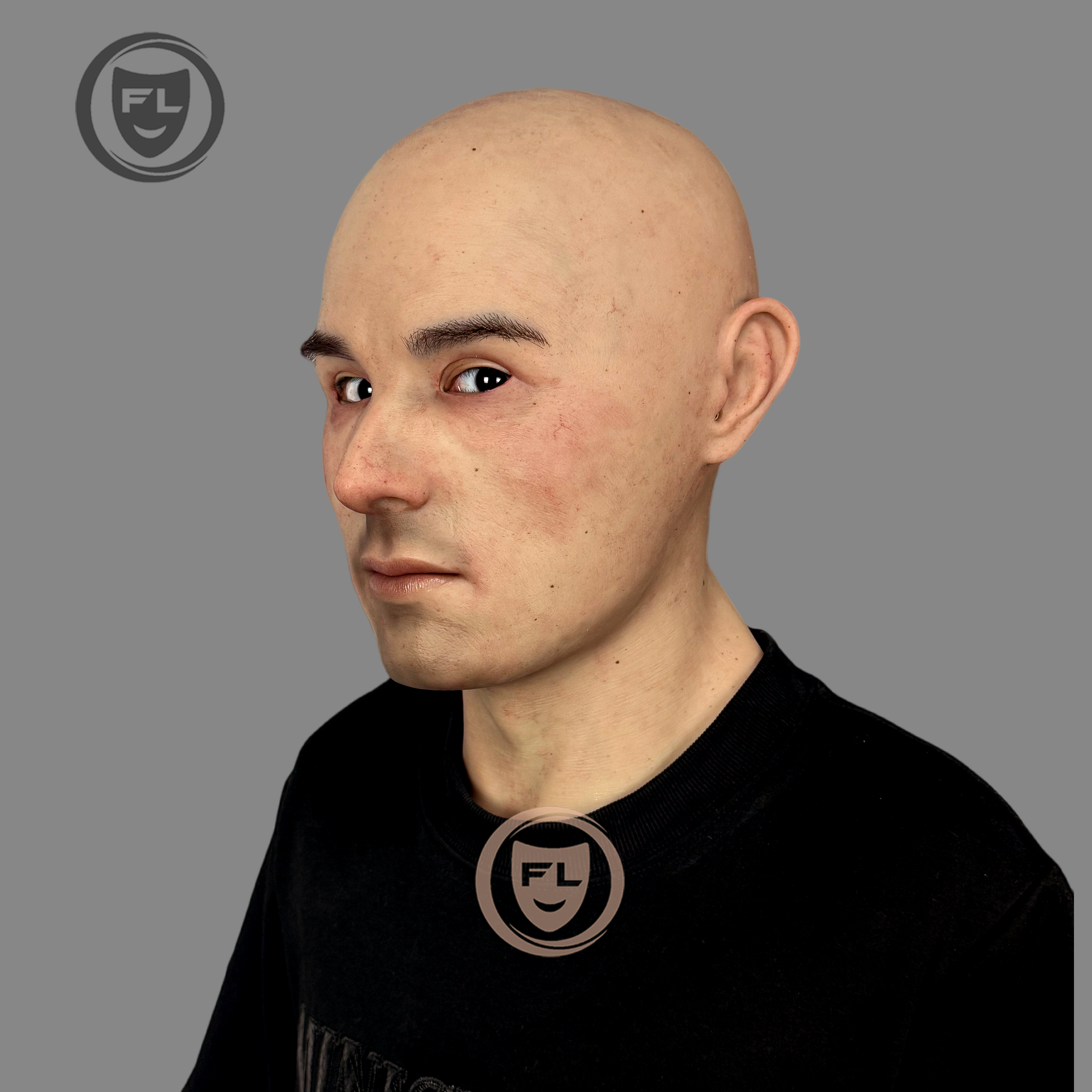 Cooks Ultra Realistic Silicone Mask | Full Head Male Cosplay & Theater Mask