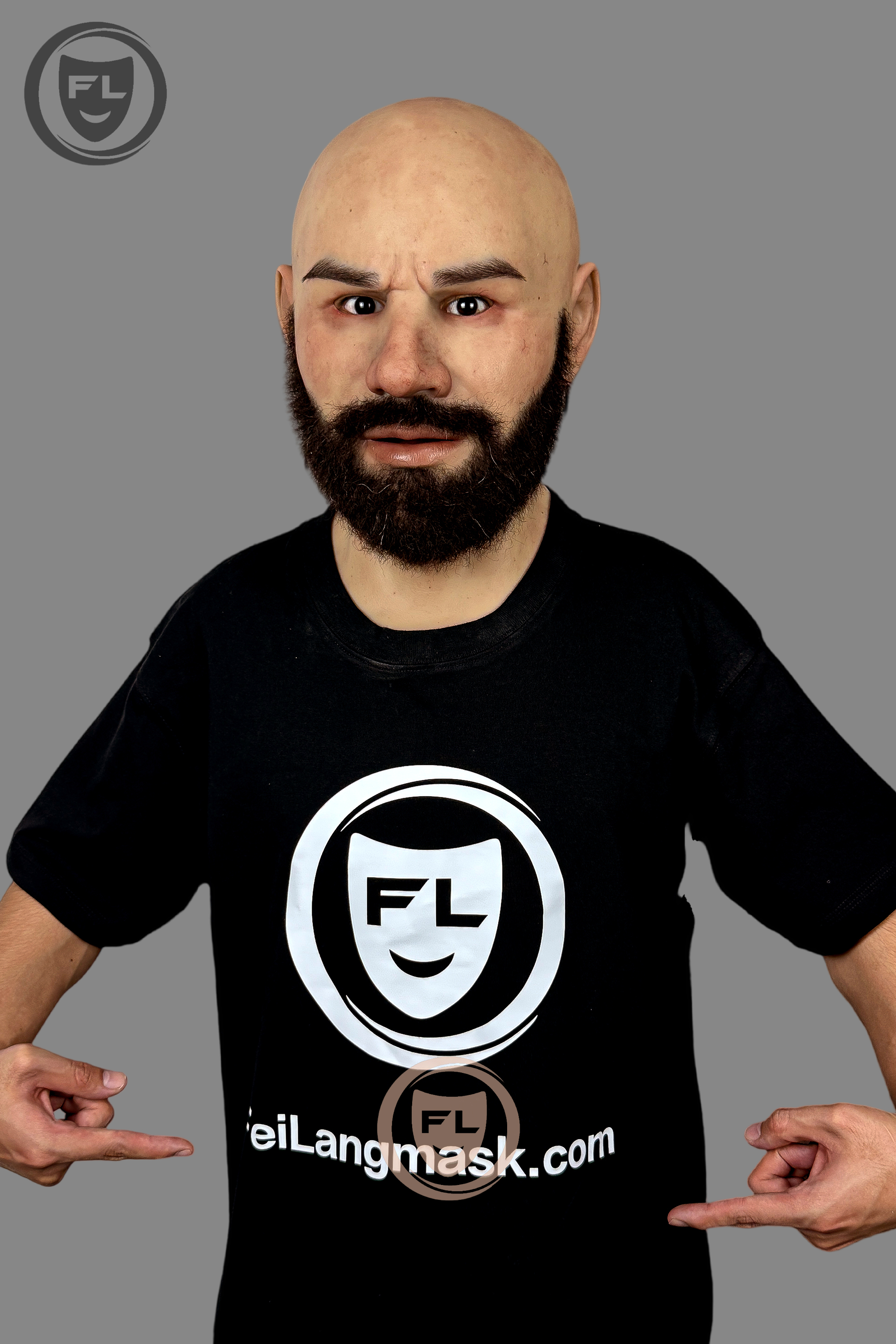 Arthur King Ultra Realistic Silicone Mask – Full Head Cosplay, Halloween & Movie Prop