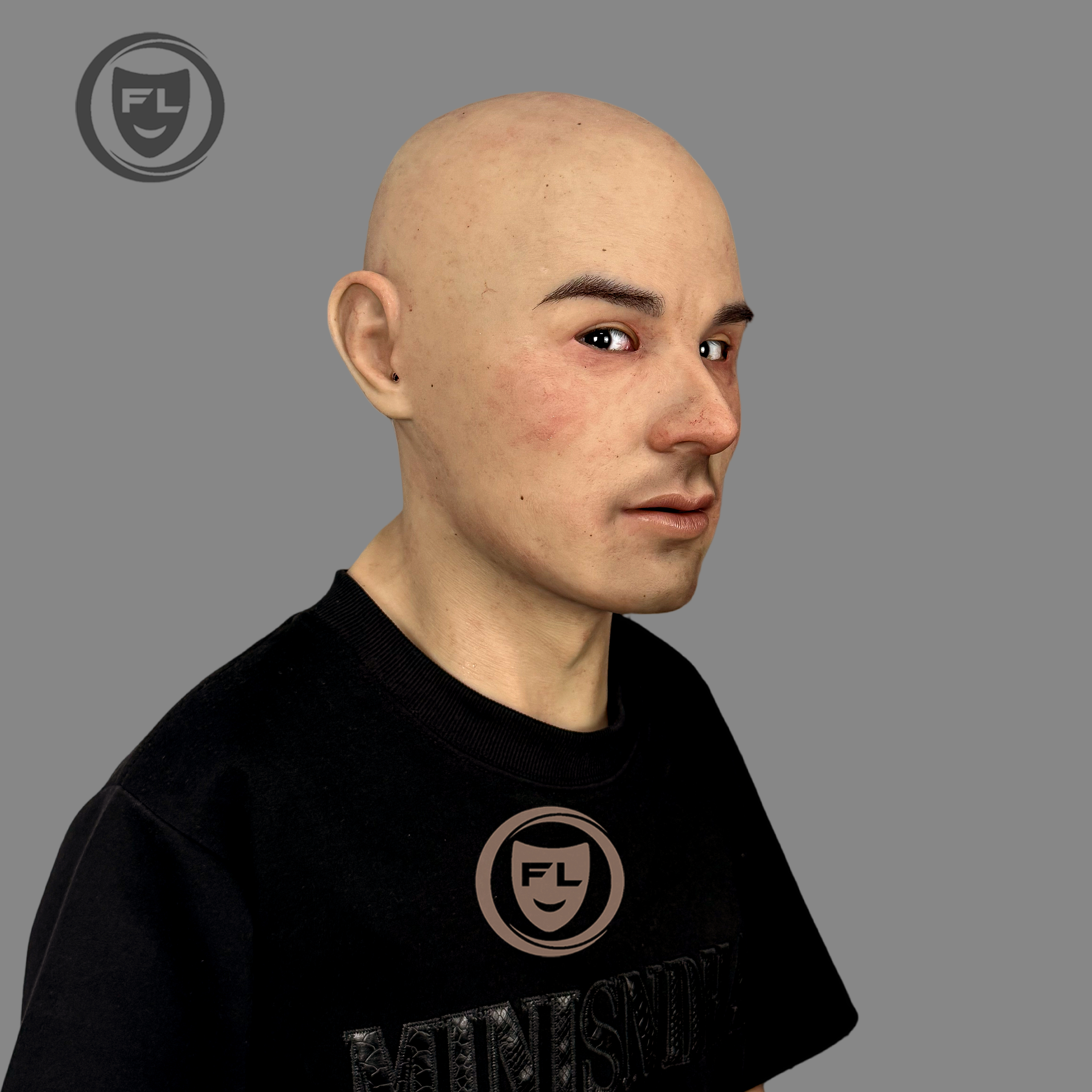 Cooks Ultra Realistic Silicone Mask | Full Head Male Cosplay & Theater Mask