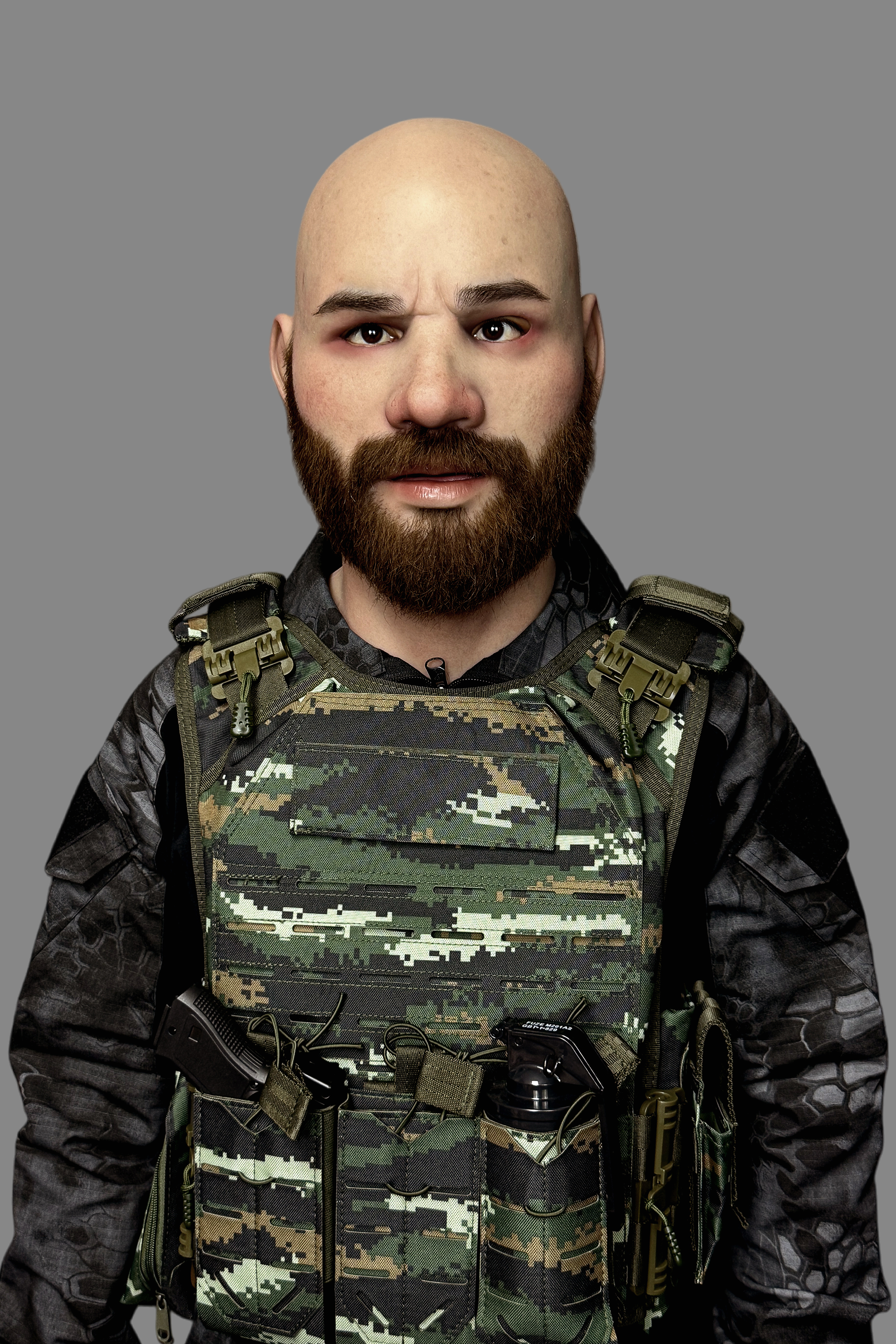 Arthur  Ultra Realistic Silicone Mask – Full Head Cosplay, Halloween & Movie Prop