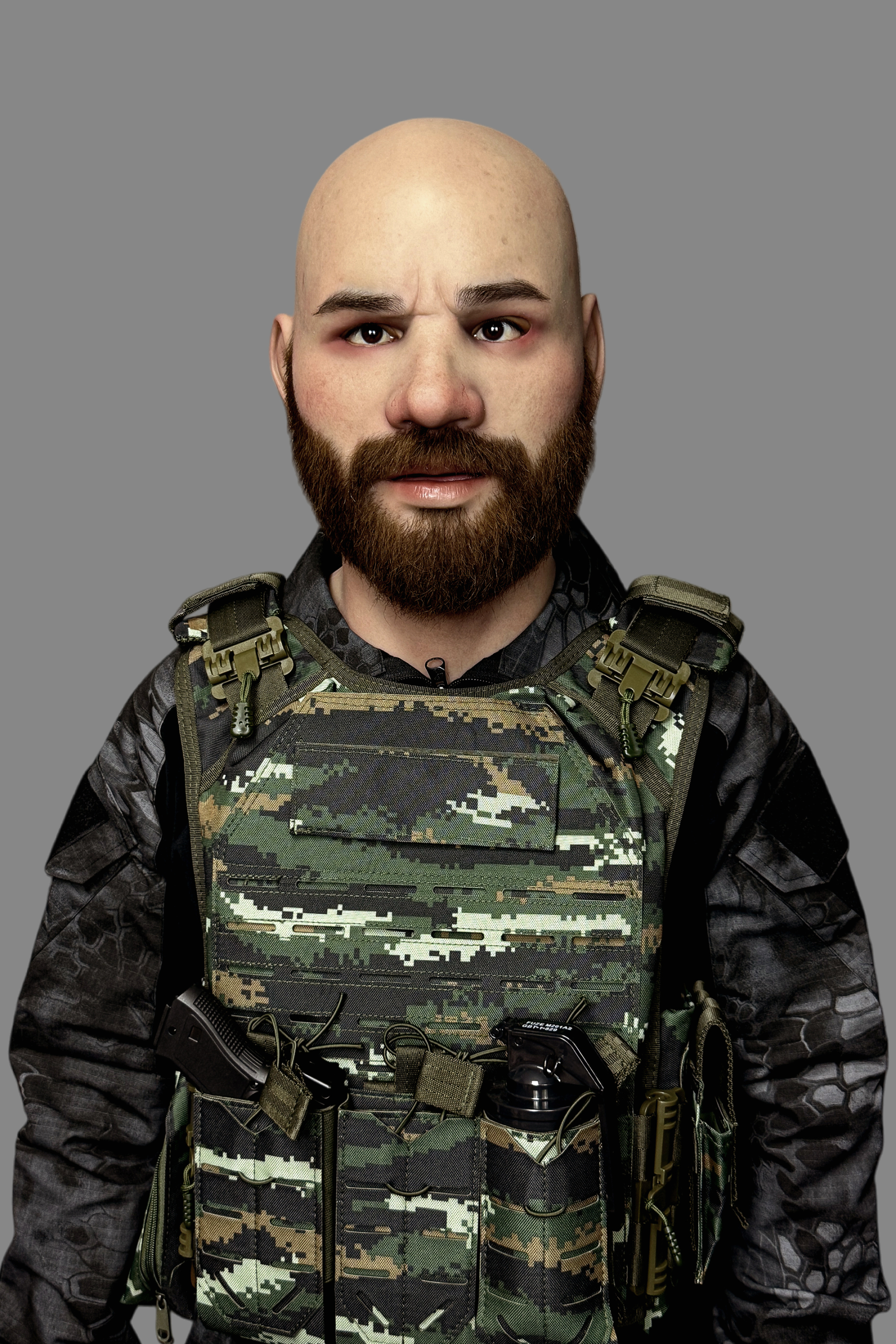 Arthur  Ultra Realistic Silicone Mask – Full Head Cosplay, Halloween & Movie Prop