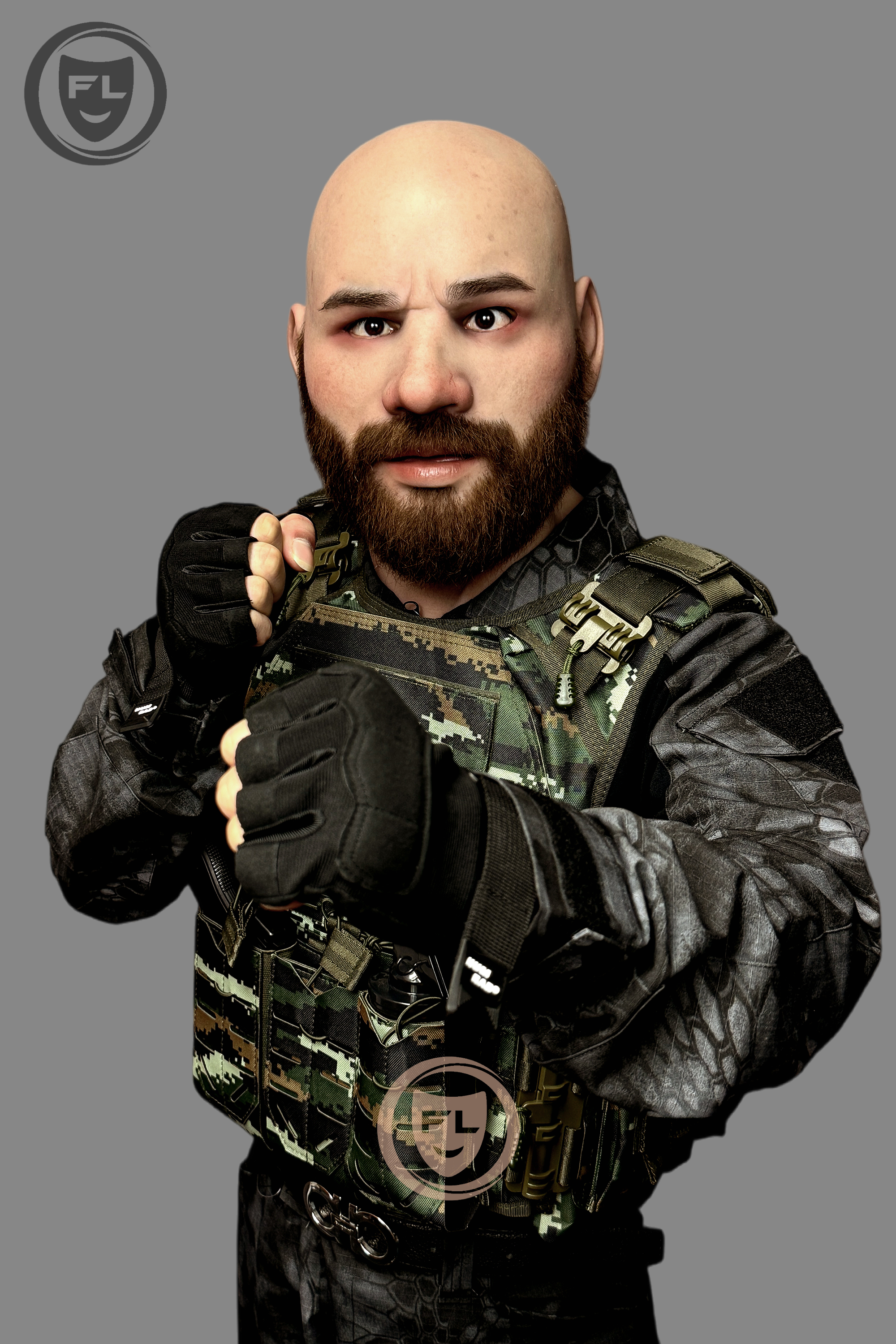 Arthur  Ultra Realistic Silicone Mask – Full Head Cosplay, Halloween & Movie Prop